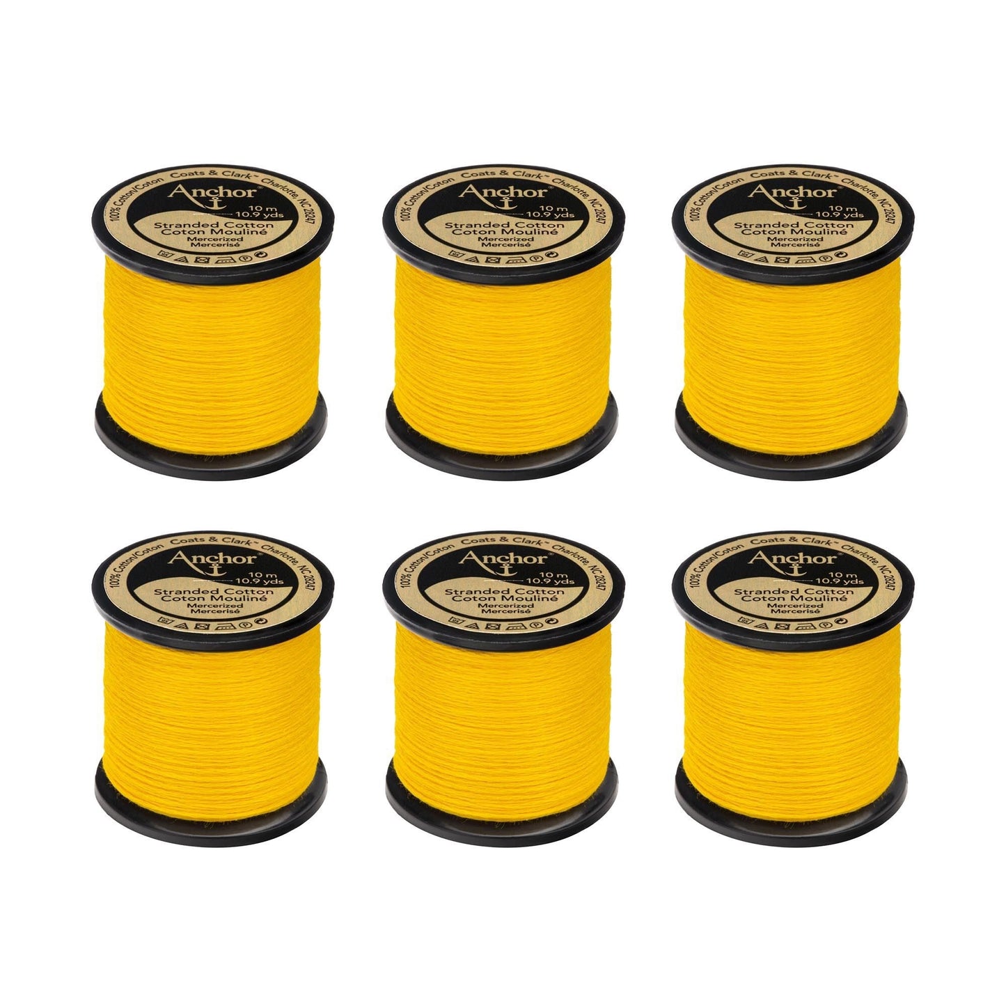 Anchor Spooled Floss 10 Meters (6 Pack) - Clearance shades