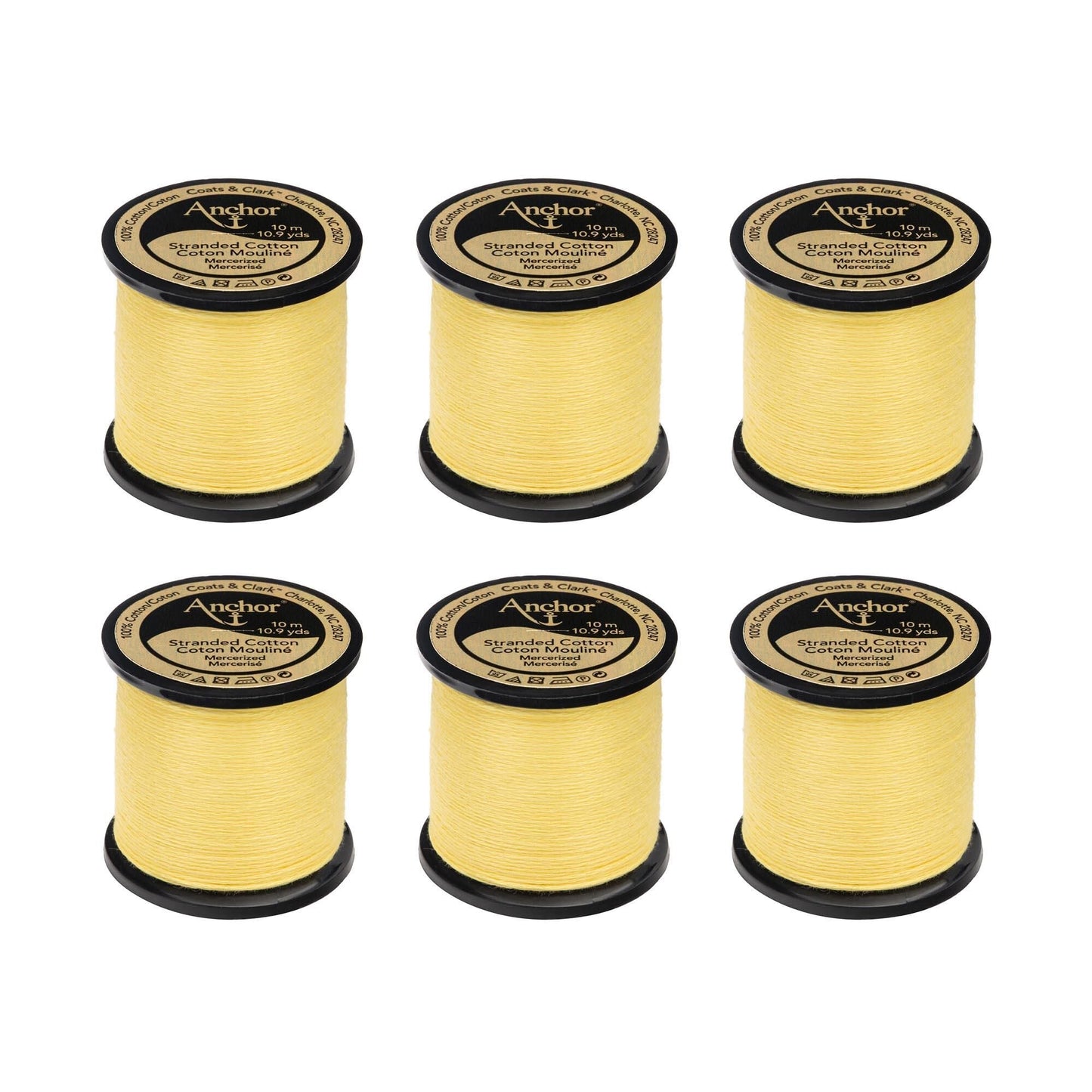 Anchor Spooled Floss 10 Meters (6 Pack) - Clearance shades