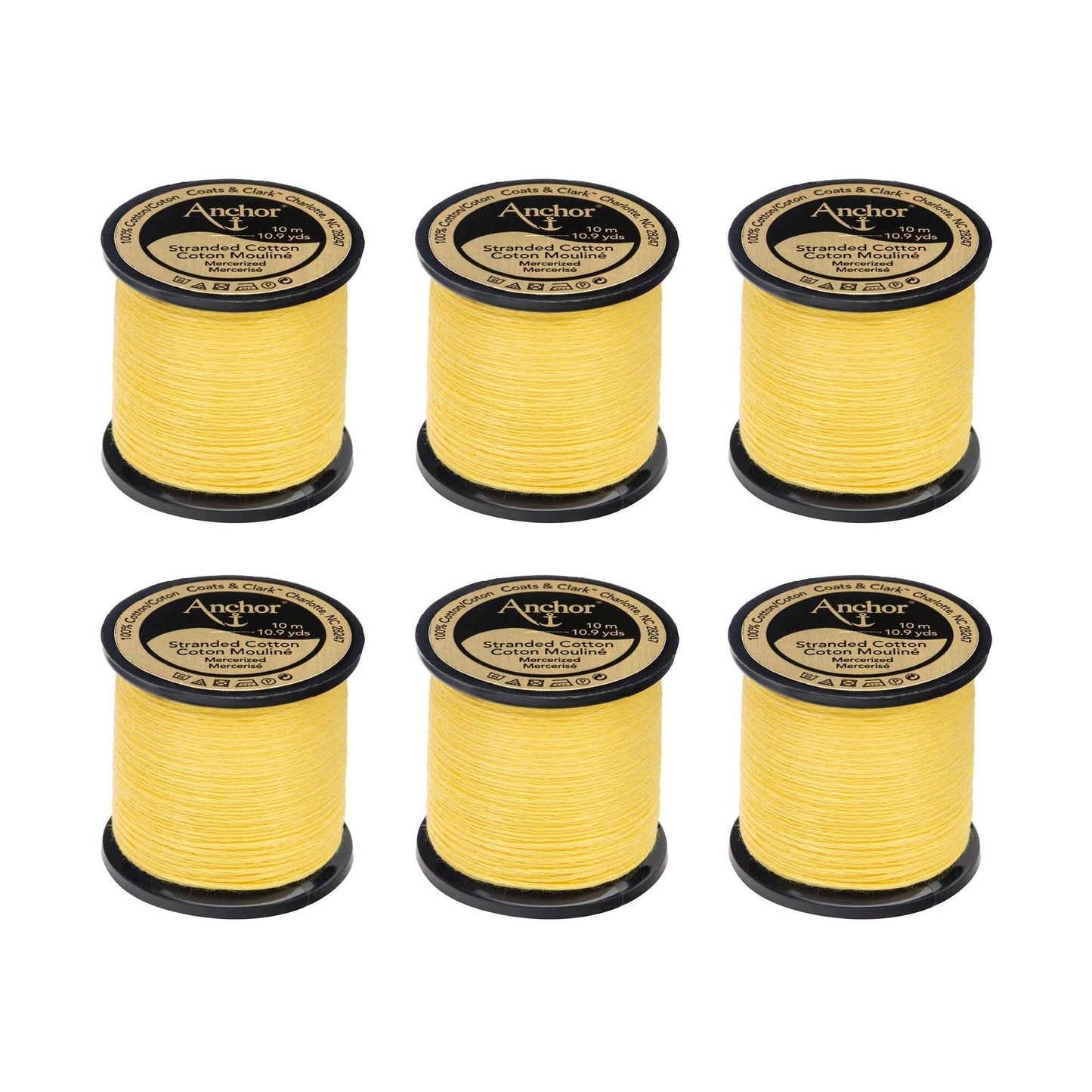Anchor Spooled Floss 10 Meters (6 Pack) - Clearance shades
