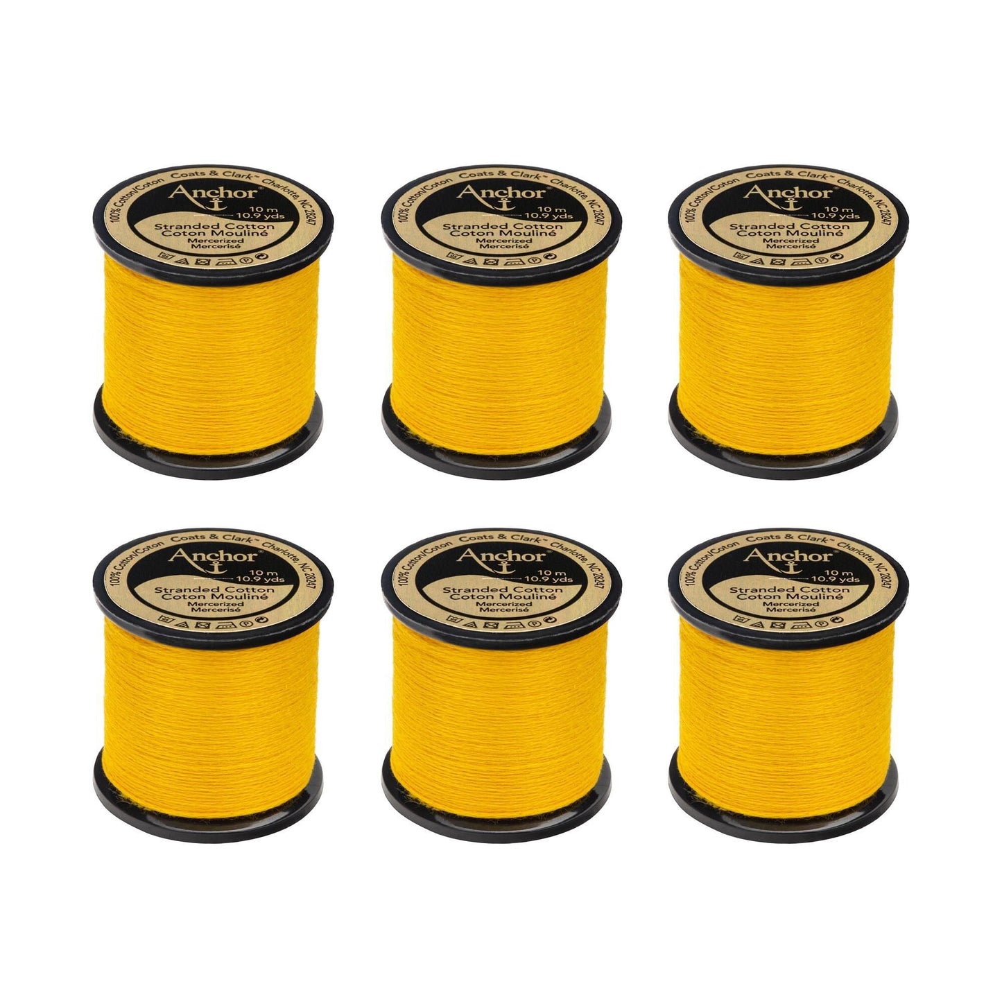 Anchor Spooled Floss 10 Meters (6 Pack) - Clearance shades