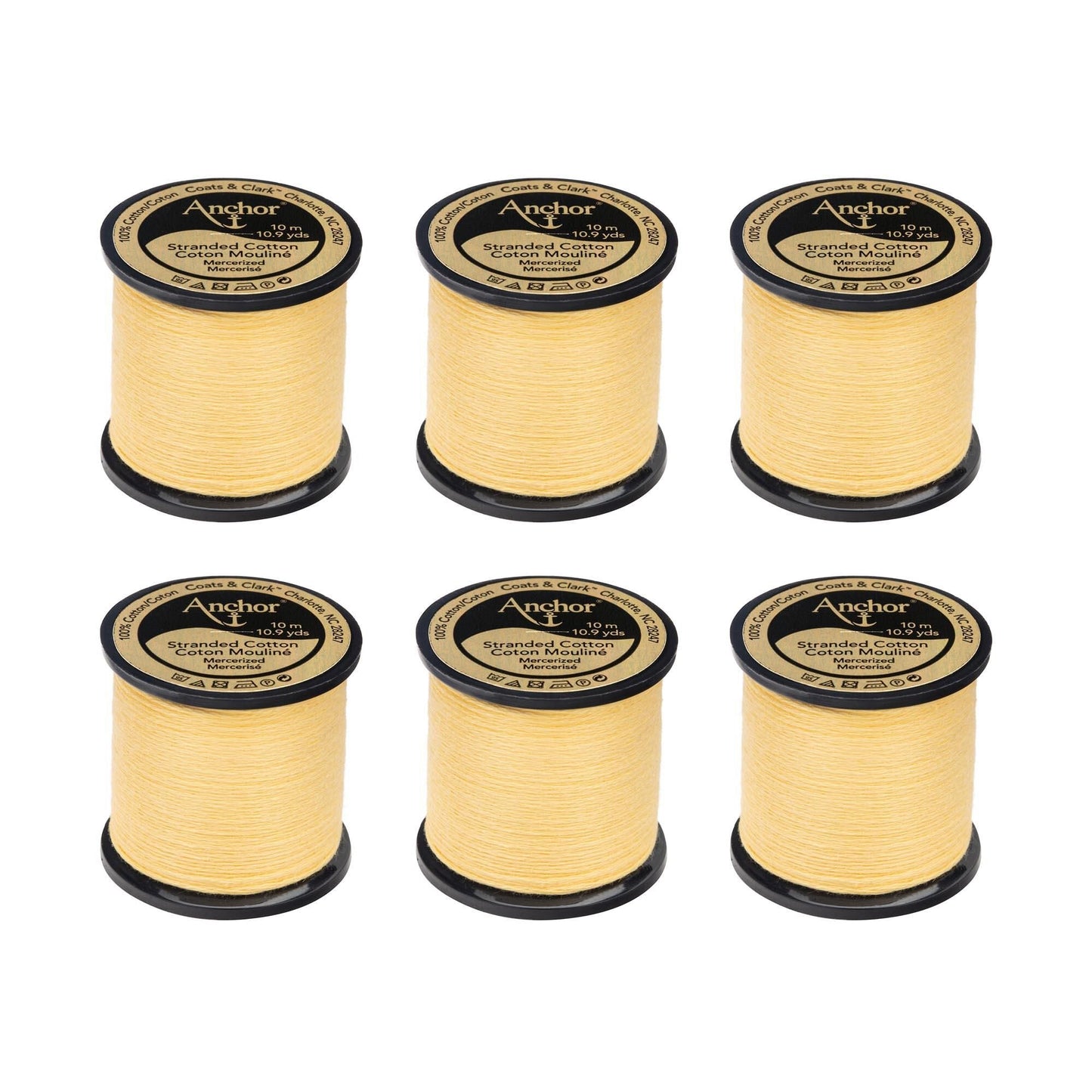 Anchor Spooled Floss 10 Meters (6 Pack) - Clearance shades
