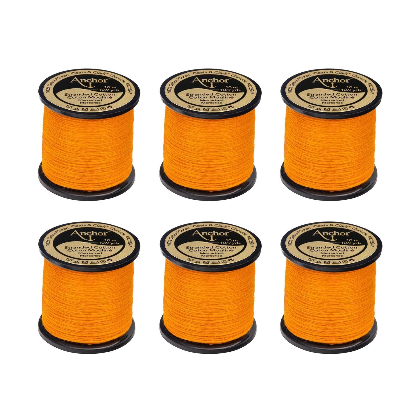 Anchor Spooled Floss 10 Meters (6 Pack) - Clearance shades