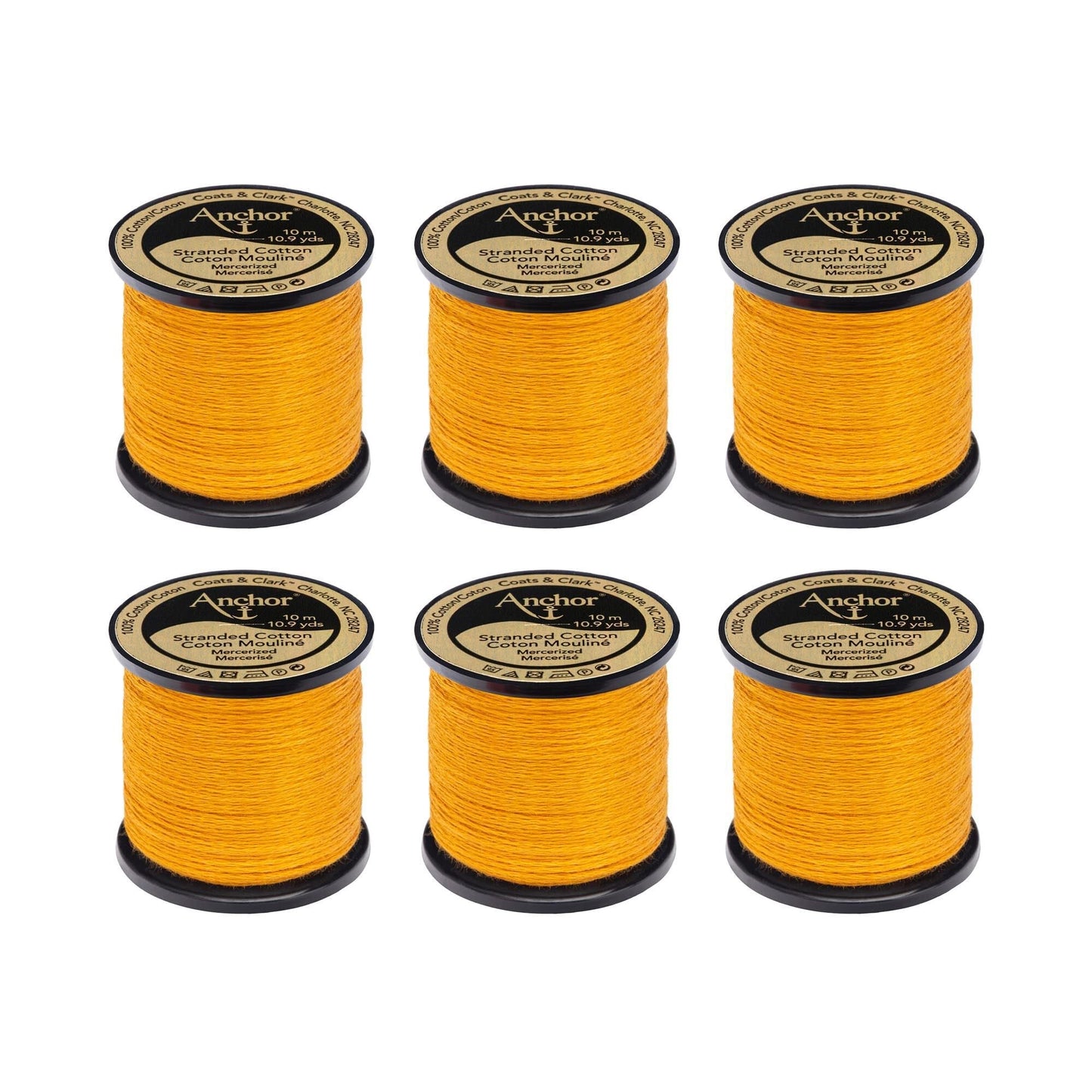 Anchor Spooled Floss 10 Meters (6 Pack) - Clearance shades