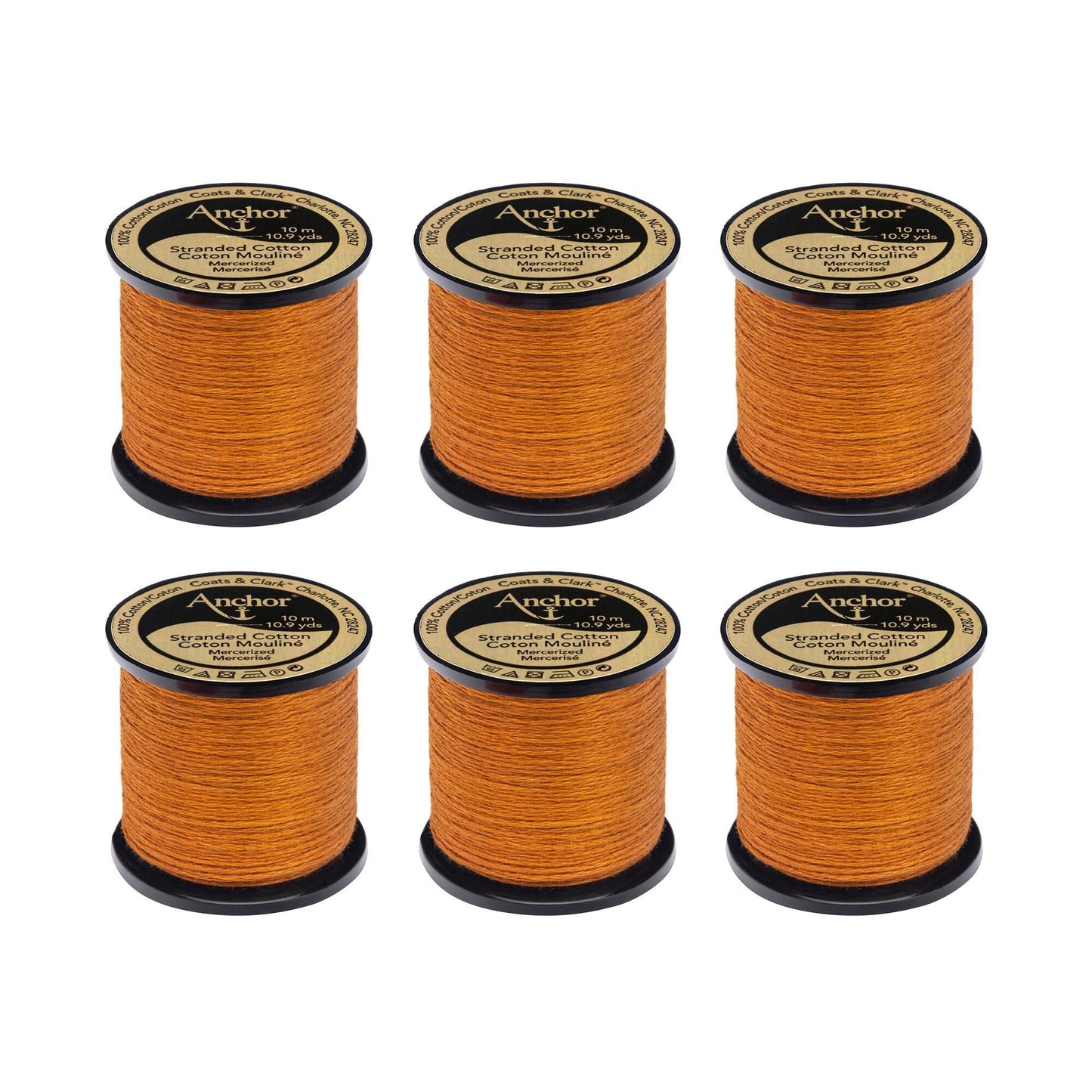 Anchor Spooled Floss 10 Meters (6 Pack) - Clearance shades