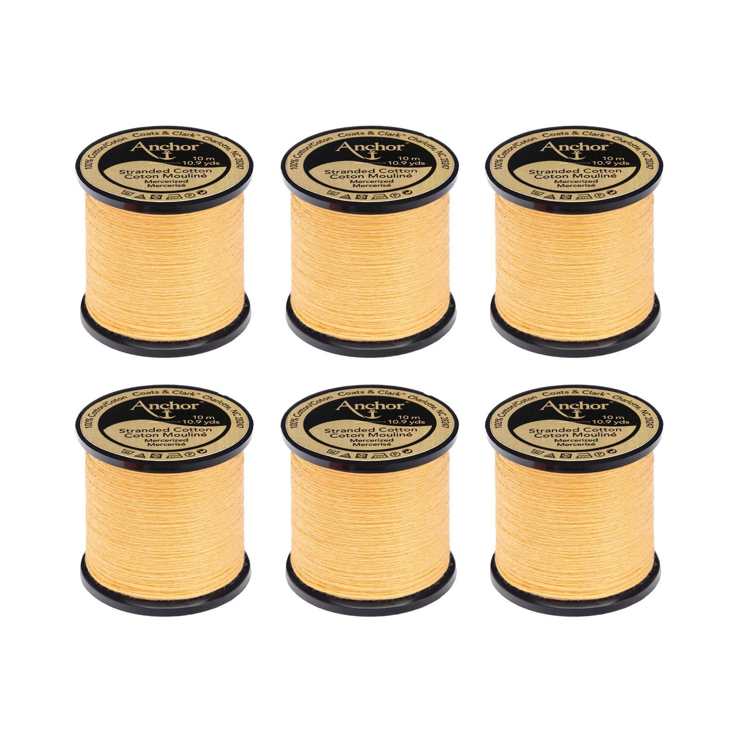 Anchor Spooled Floss 10 Meters (6 Pack) - Clearance shades