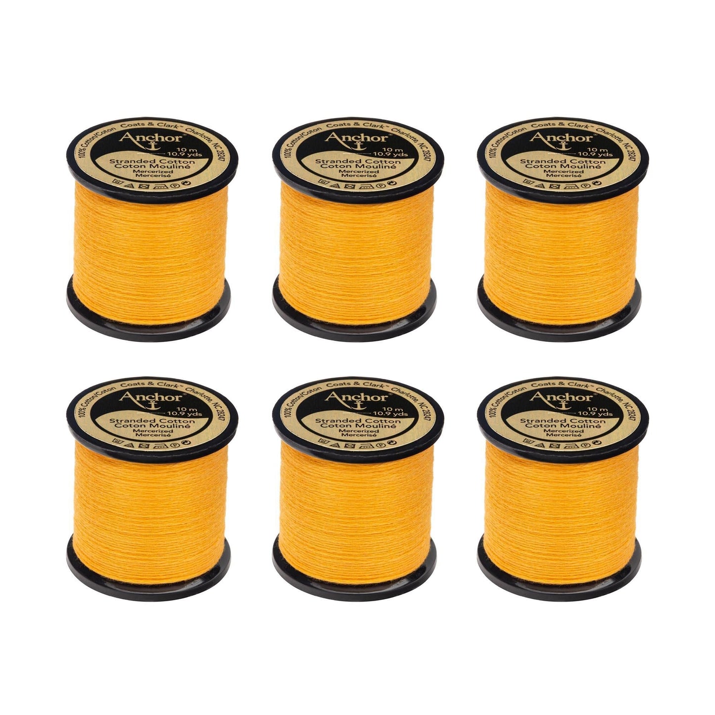 Anchor Spooled Floss 10 Meters (6 Pack) - Clearance shades