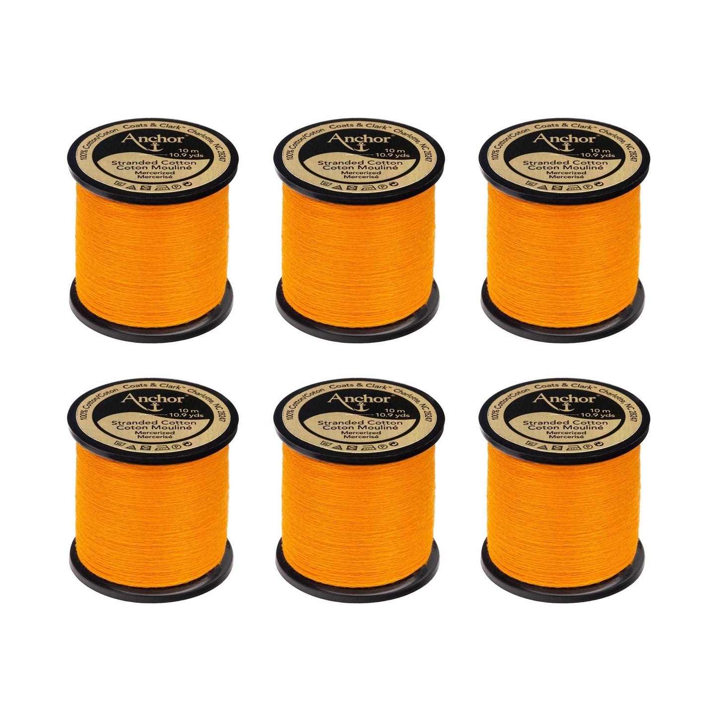 Anchor Spooled Floss 10 Meters (6 Pack) - Clearance shades