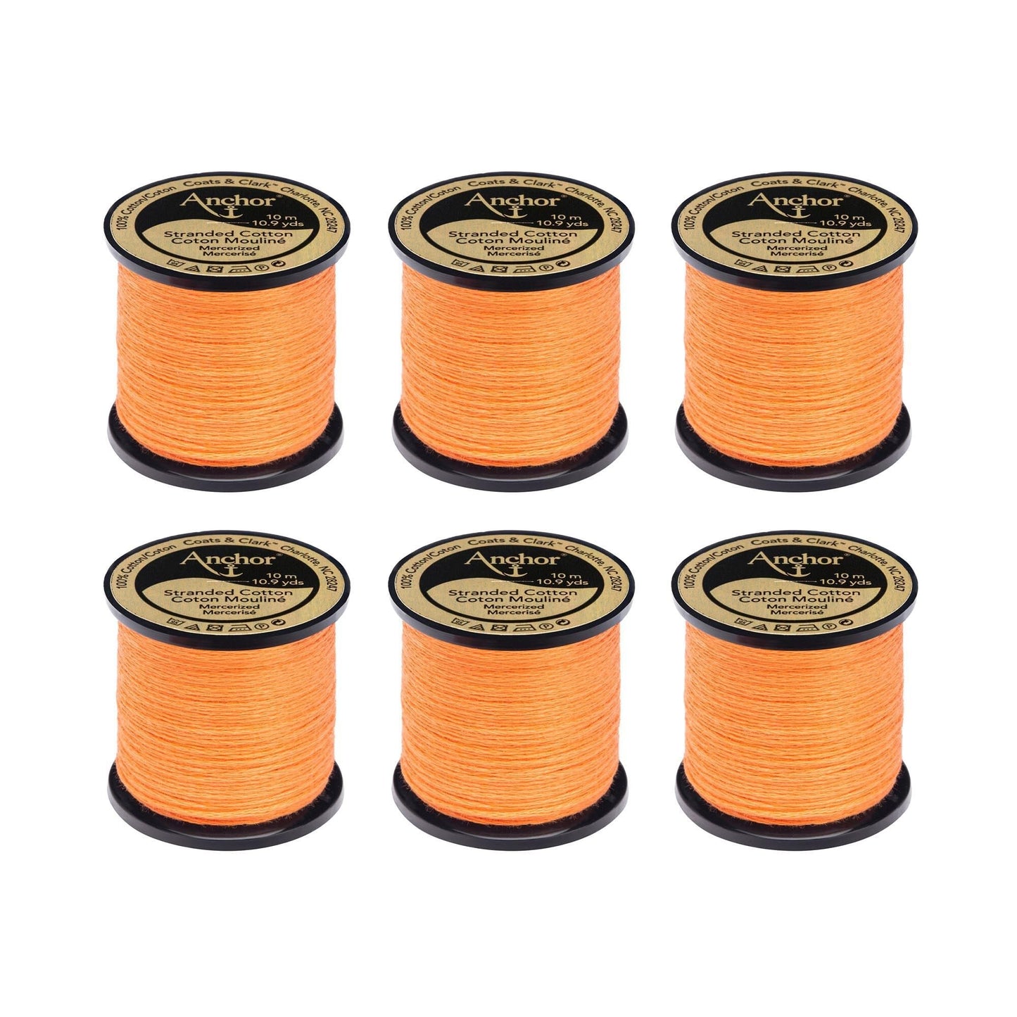 Anchor Spooled Floss 10 Meters (6 Pack) - Clearance shades