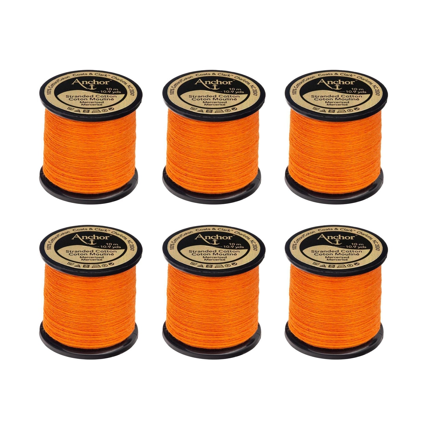 Anchor Spooled Floss 10 Meters (6 Pack) - Clearance shades