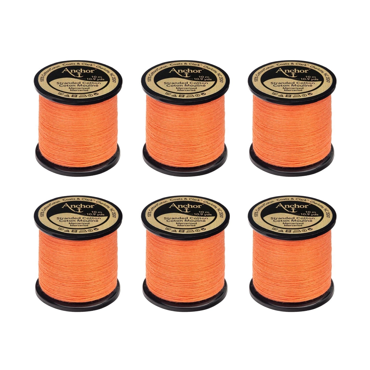 Anchor Spooled Floss 10 Meters (6 Pack) - Clearance shades