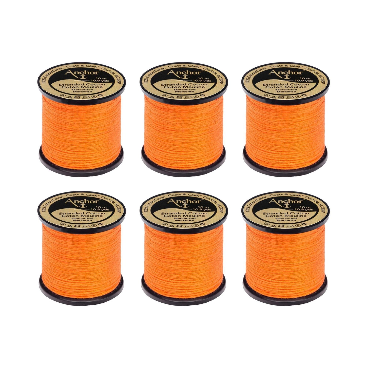 Anchor Spooled Floss 10 Meters (6 Pack) - Clearance shades