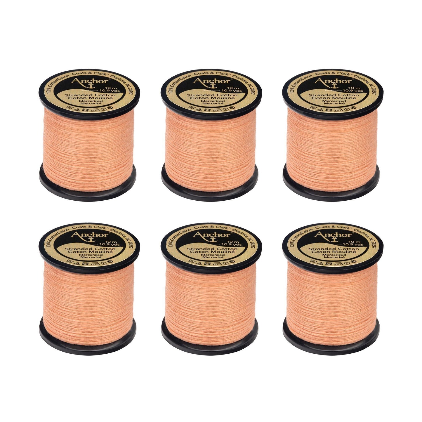Anchor Spooled Floss 10 Meters (6 Pack) - Clearance shades