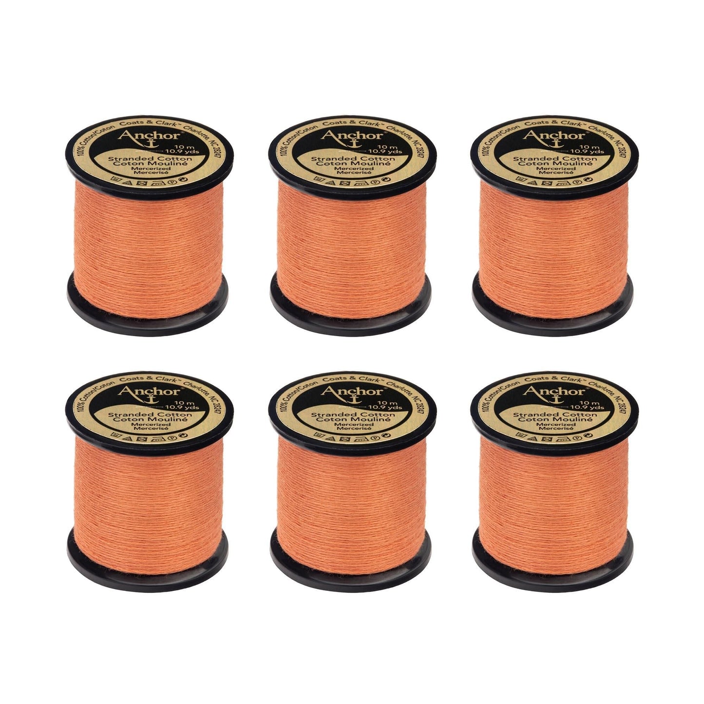 Anchor Spooled Floss 10 Meters (6 Pack) - Clearance shades