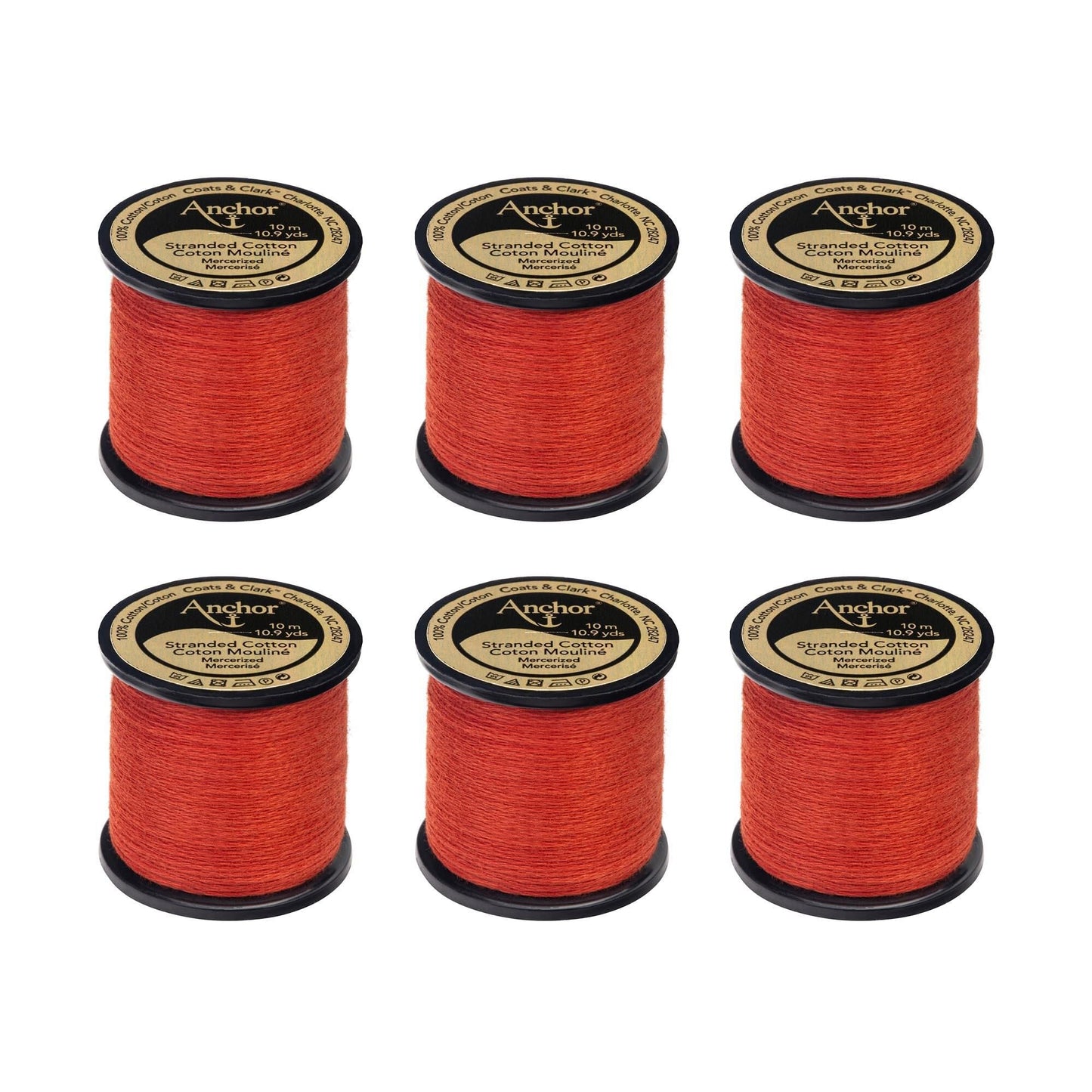 Anchor Spooled Floss 10 Meters (6 Pack) - Clearance shades