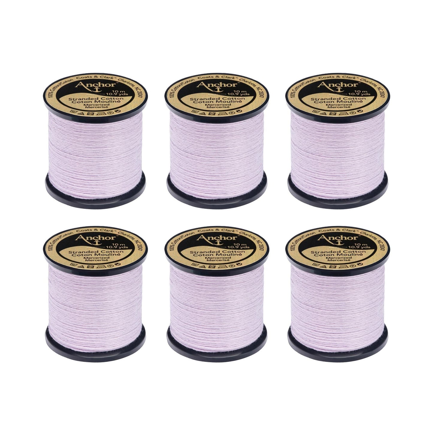 Anchor Spooled Floss 10 Meters (6 Pack) - Clearance shades