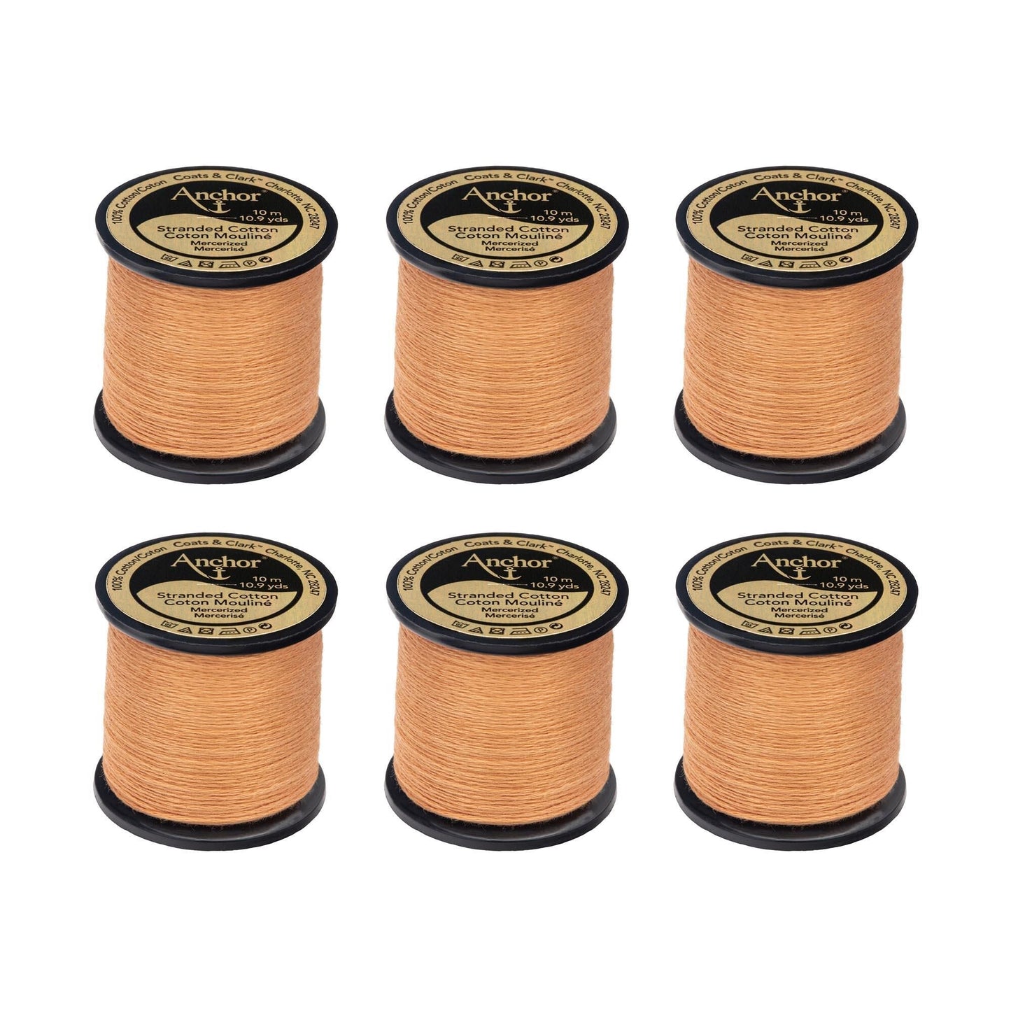 Anchor Spooled Floss 10 Meters (6 Pack) - Clearance shades