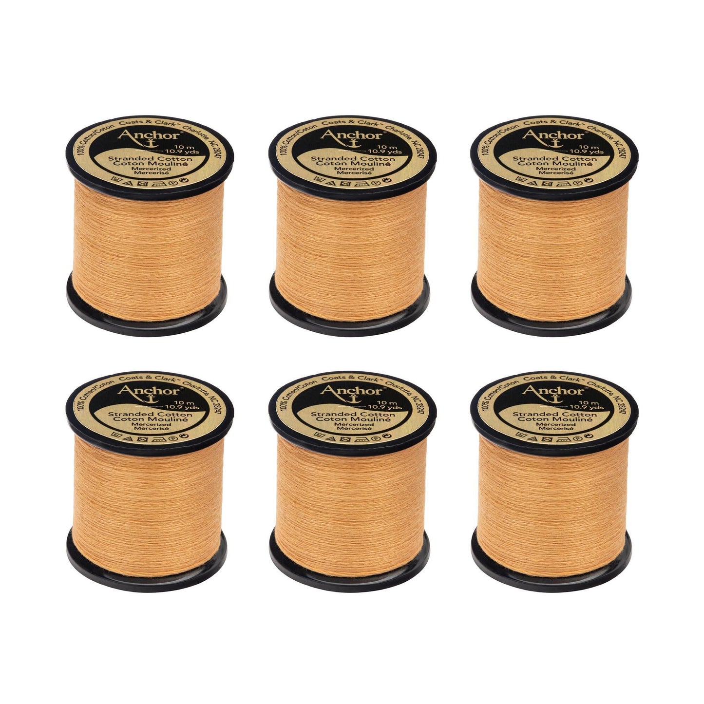 Anchor Spooled Floss 10 Meters (6 Pack) - Clearance shades