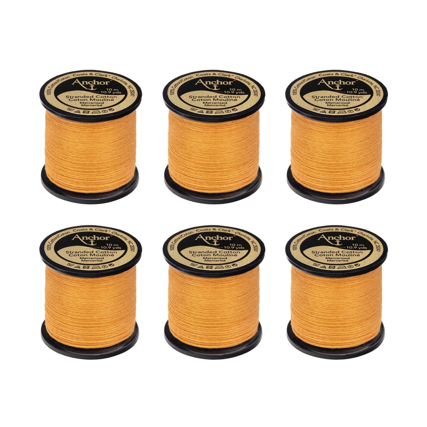 Anchor Spooled Floss 10 Meters (6 Pack) - Clearance shades