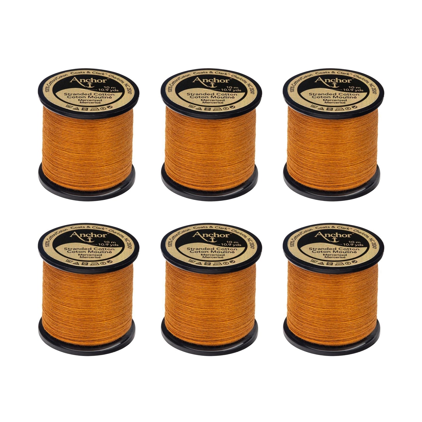 Anchor Spooled Floss 10 Meters (6 Pack) - Clearance shades