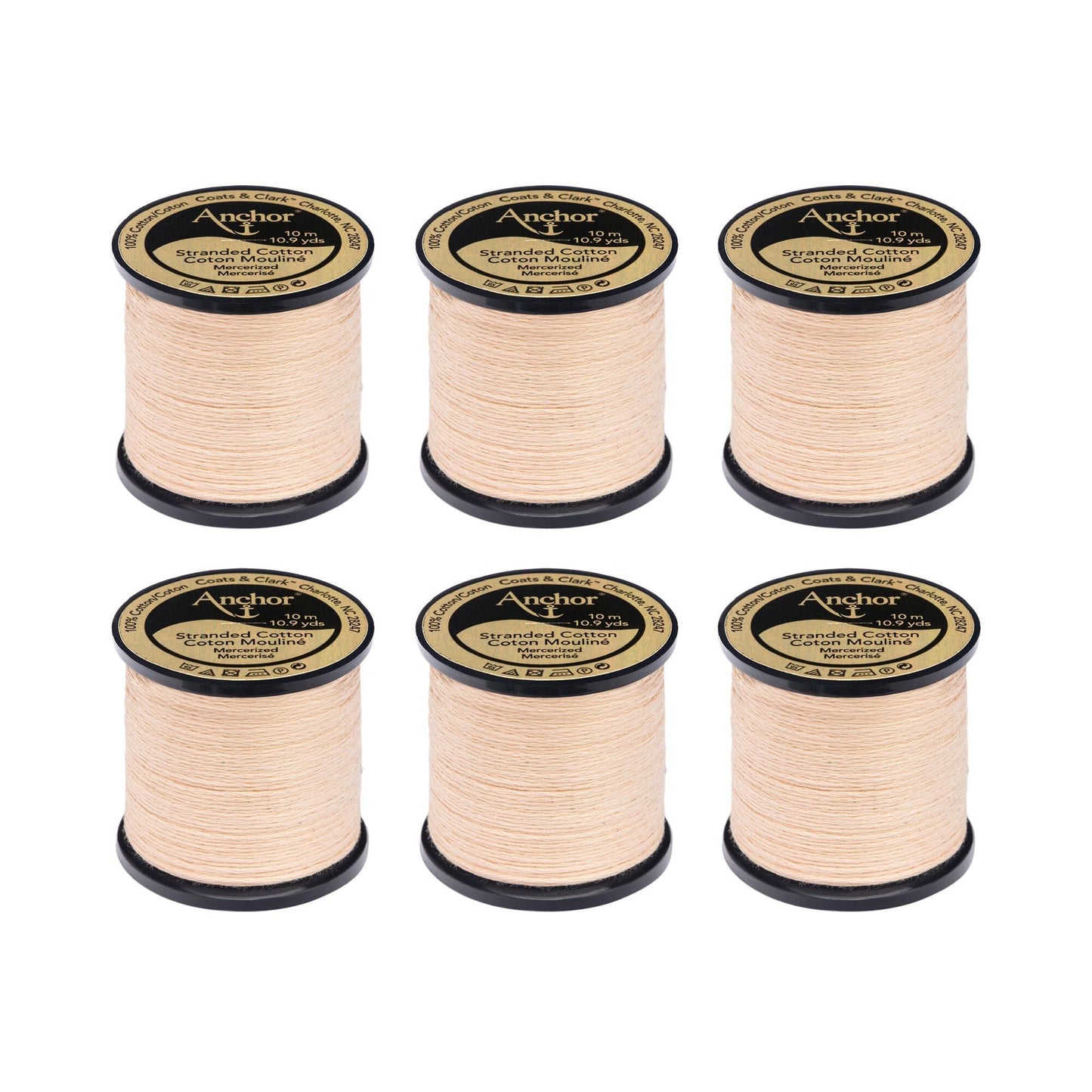 Anchor Spooled Floss 10 Meters (6 Pack) - Clearance shades
