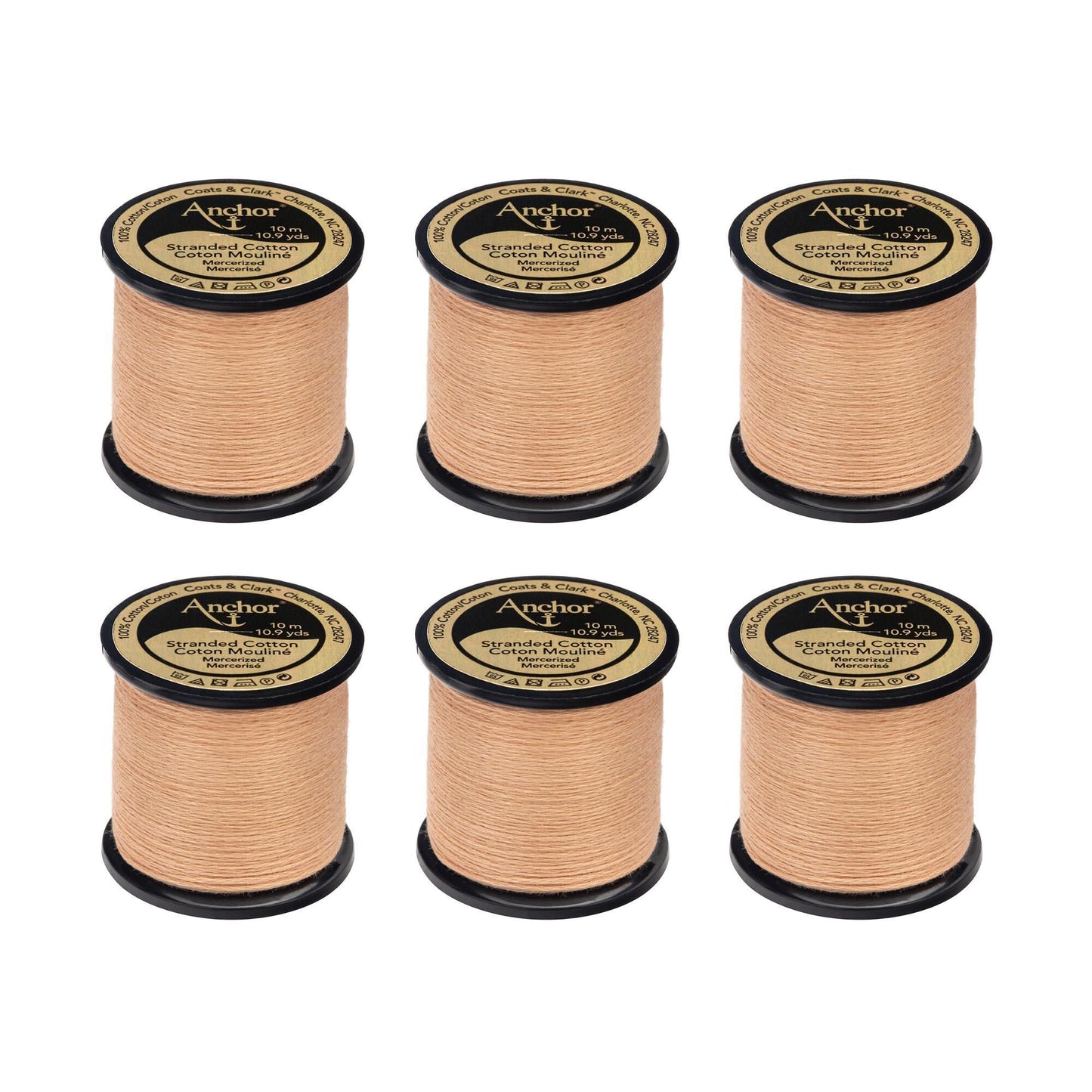 Anchor Spooled Floss 10 Meters (6 Pack) - Clearance shades