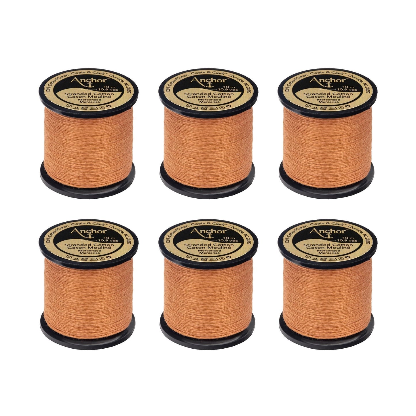 Anchor Spooled Floss 10 Meters (6 Pack) - Clearance shades