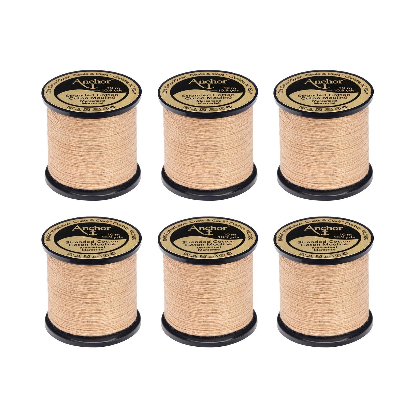 Anchor Spooled Floss 10 Meters (6 Pack) - Clearance shades