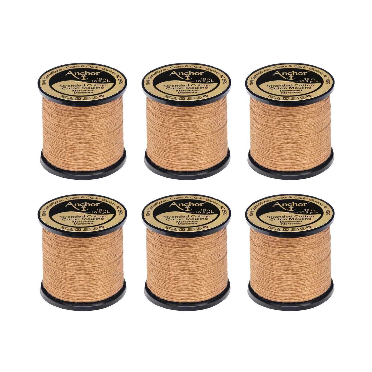 Anchor Spooled Floss 10 Meters (6 Pack) - Clearance shades