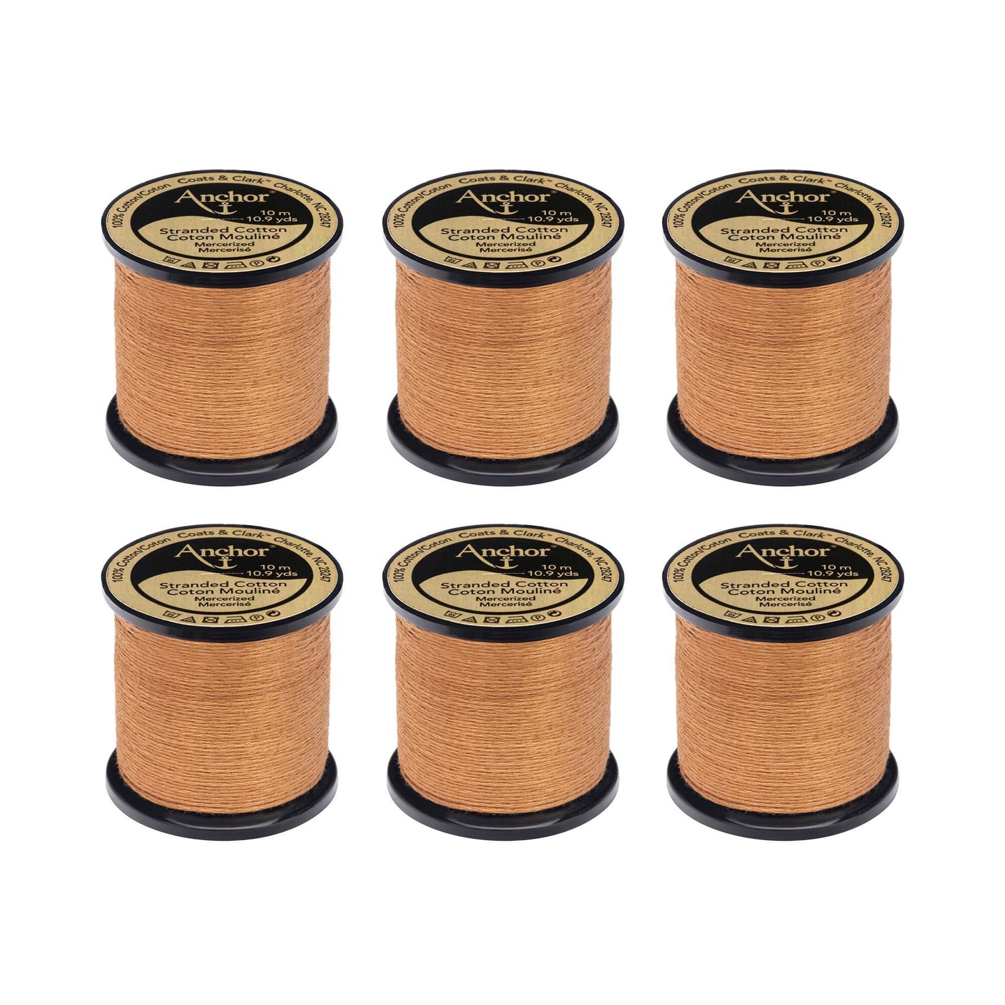 Anchor Spooled Floss 10 Meters (6 Pack) - Clearance shades