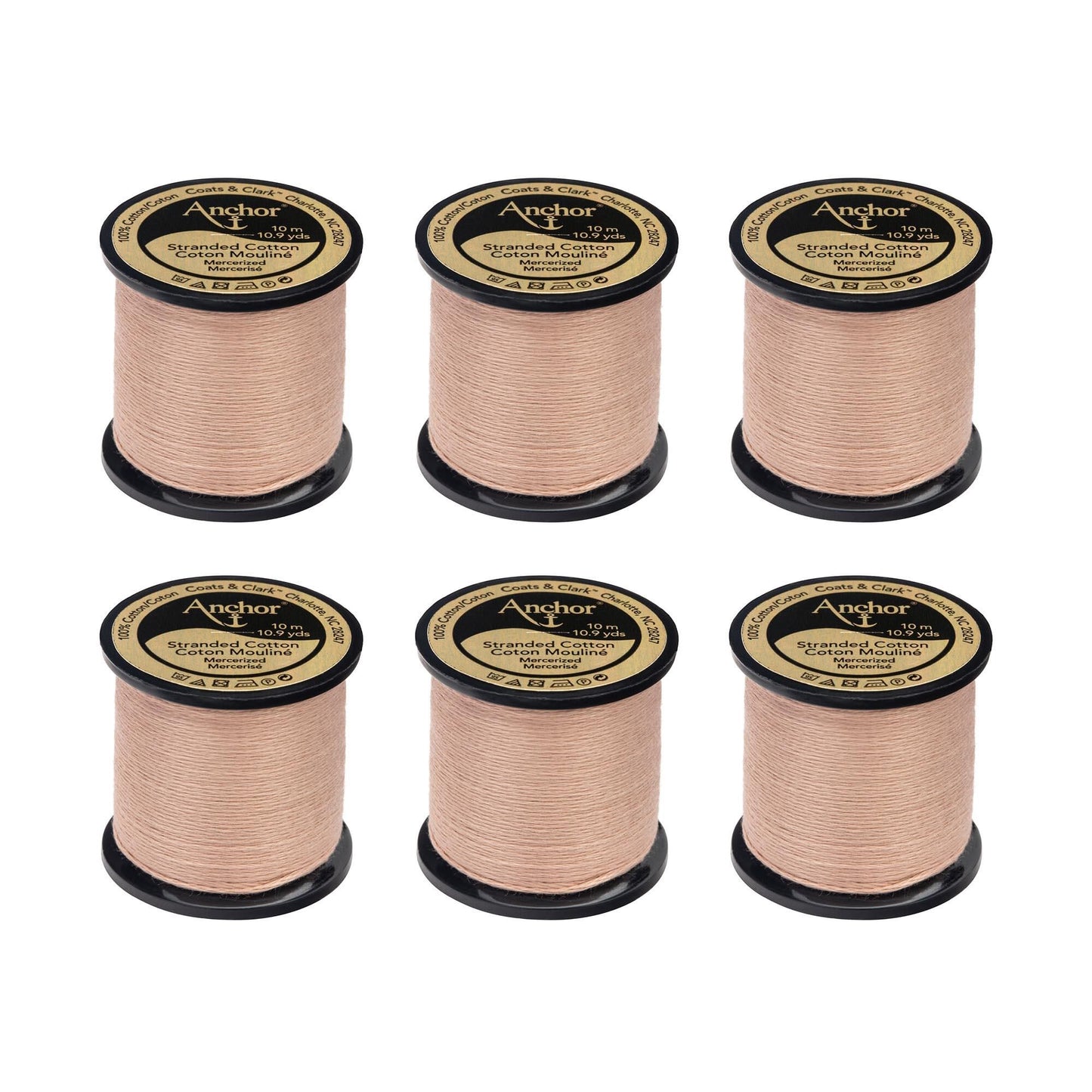 Anchor Spooled Floss 10 Meters (6 Pack) - Clearance shades
