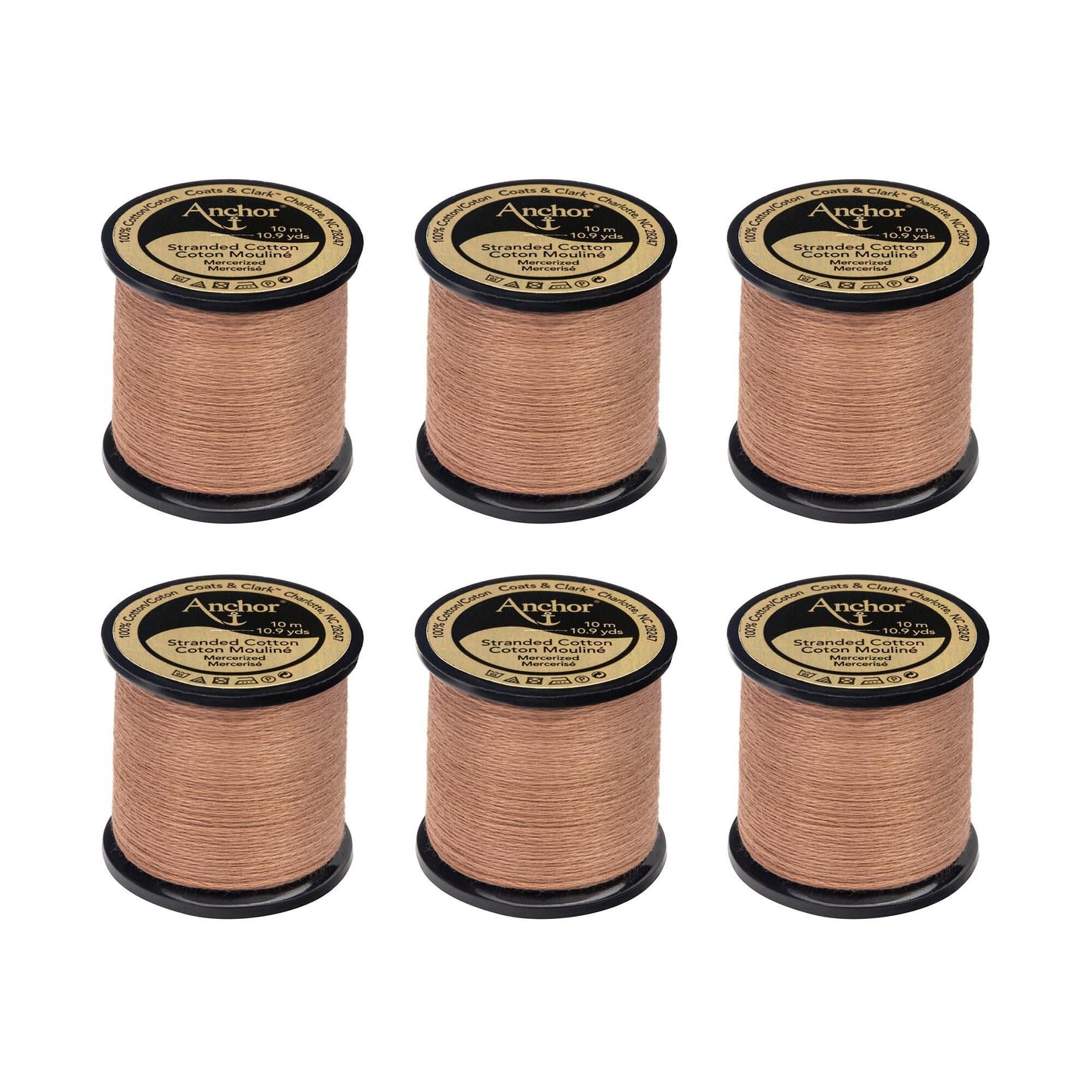 Anchor Spooled Floss 10 Meters (6 Pack) - Clearance shades