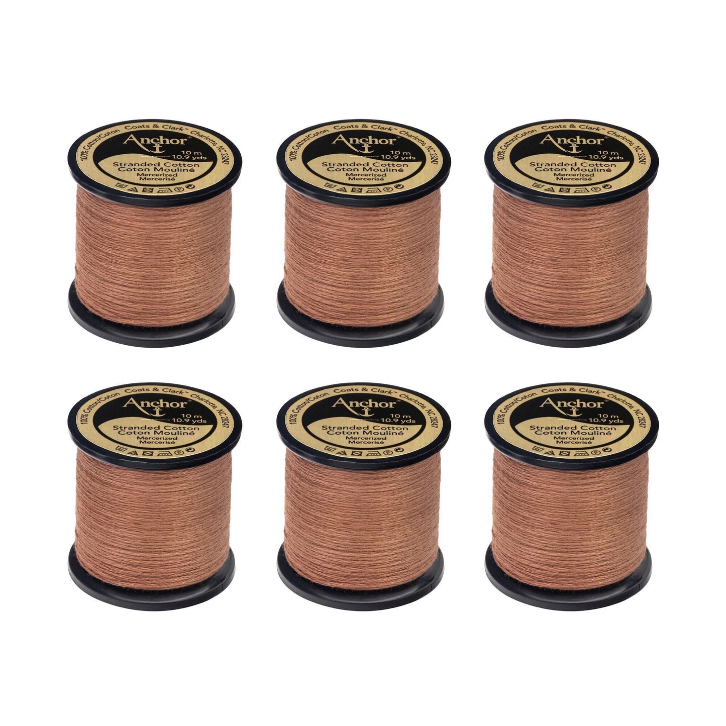 Anchor Spooled Floss 10 Meters (6 Pack) - Clearance shades