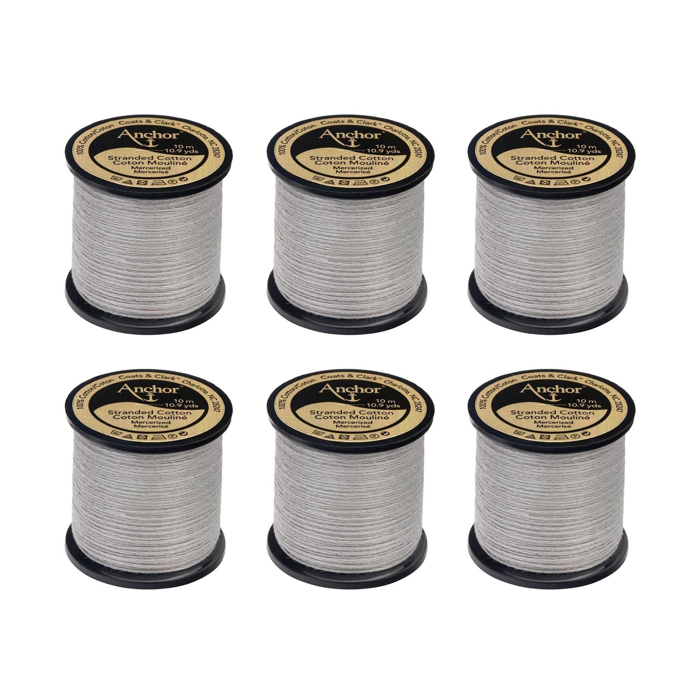 Anchor Spooled Floss 10 Meters (6 Pack) - Clearance shades
