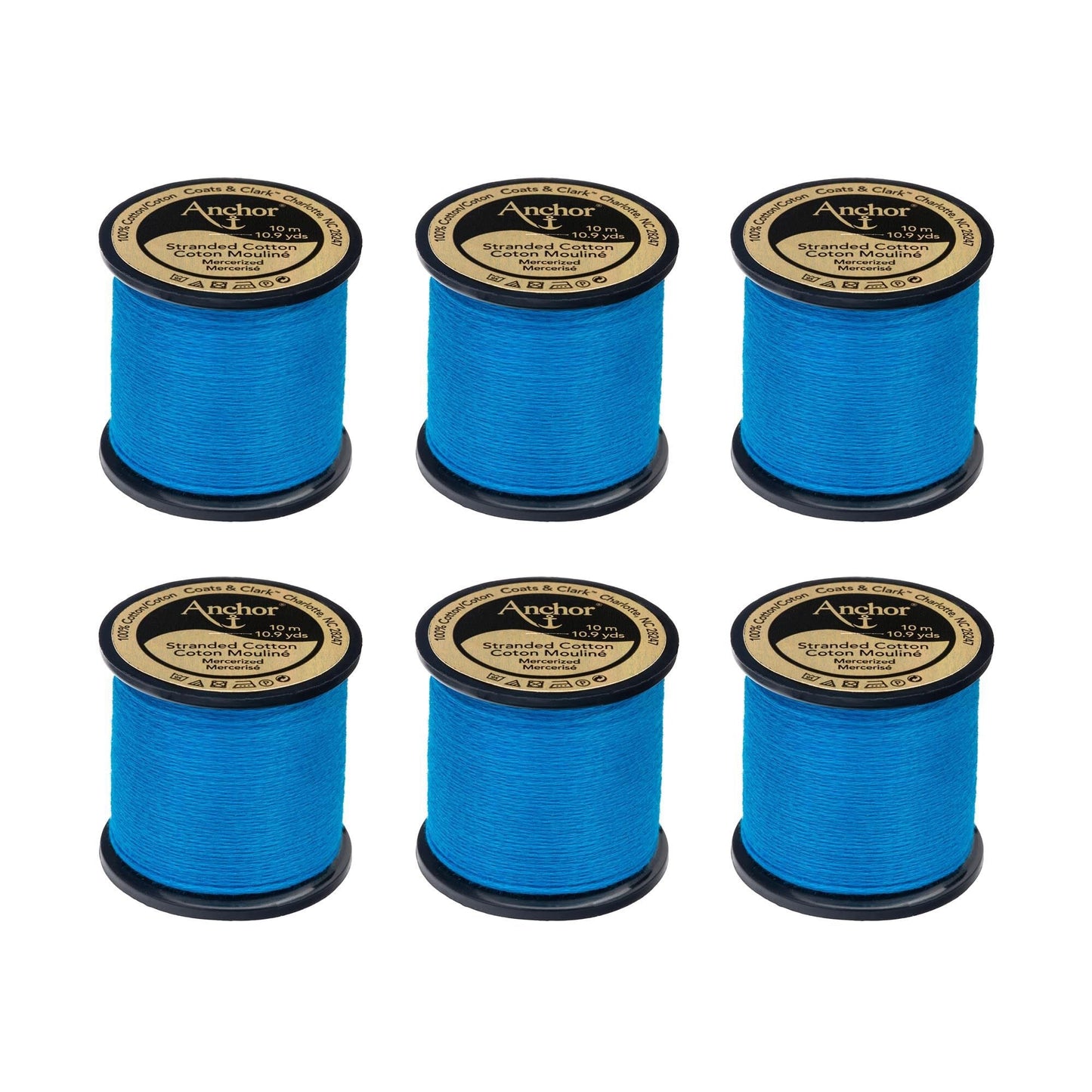Anchor Spooled Floss 10 Meters (6 Pack) - Clearance shades