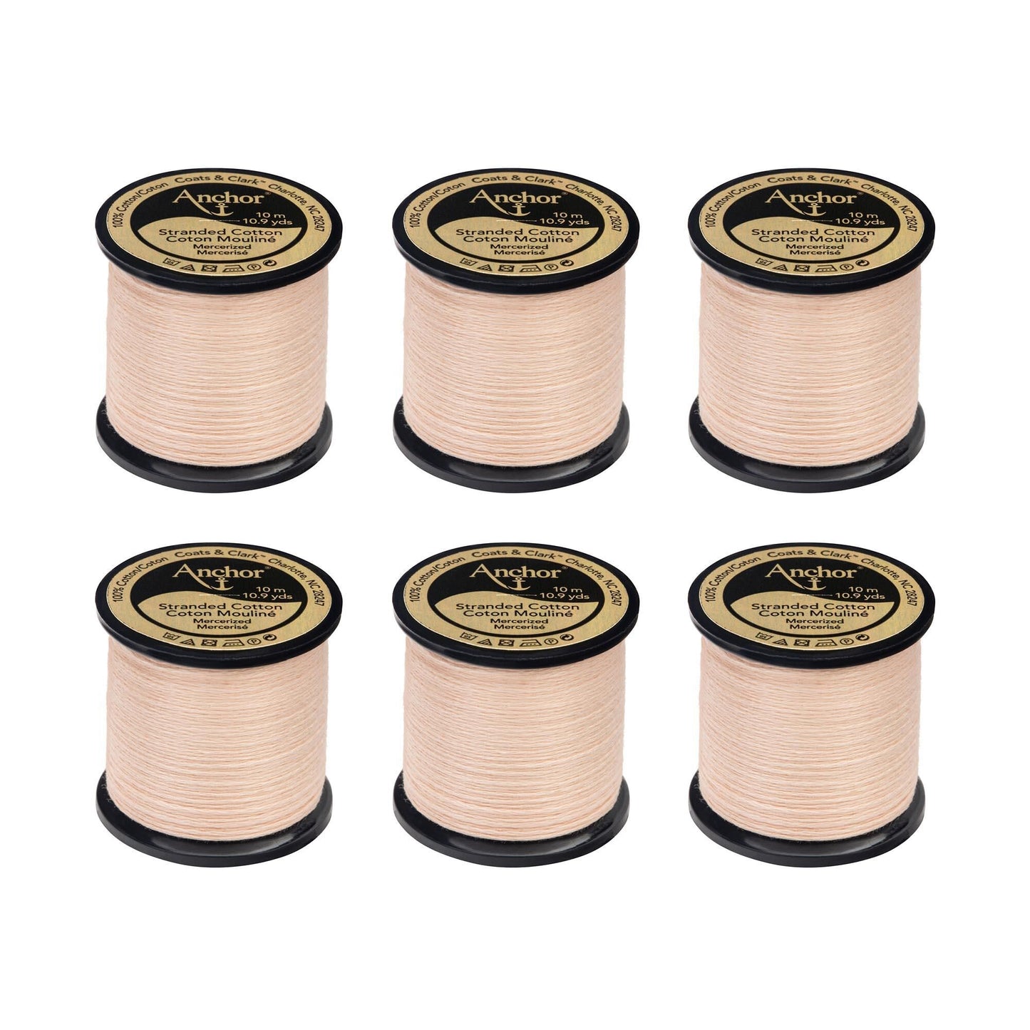 Anchor Spooled Floss 10 Meters (6 Pack) - Clearance shades