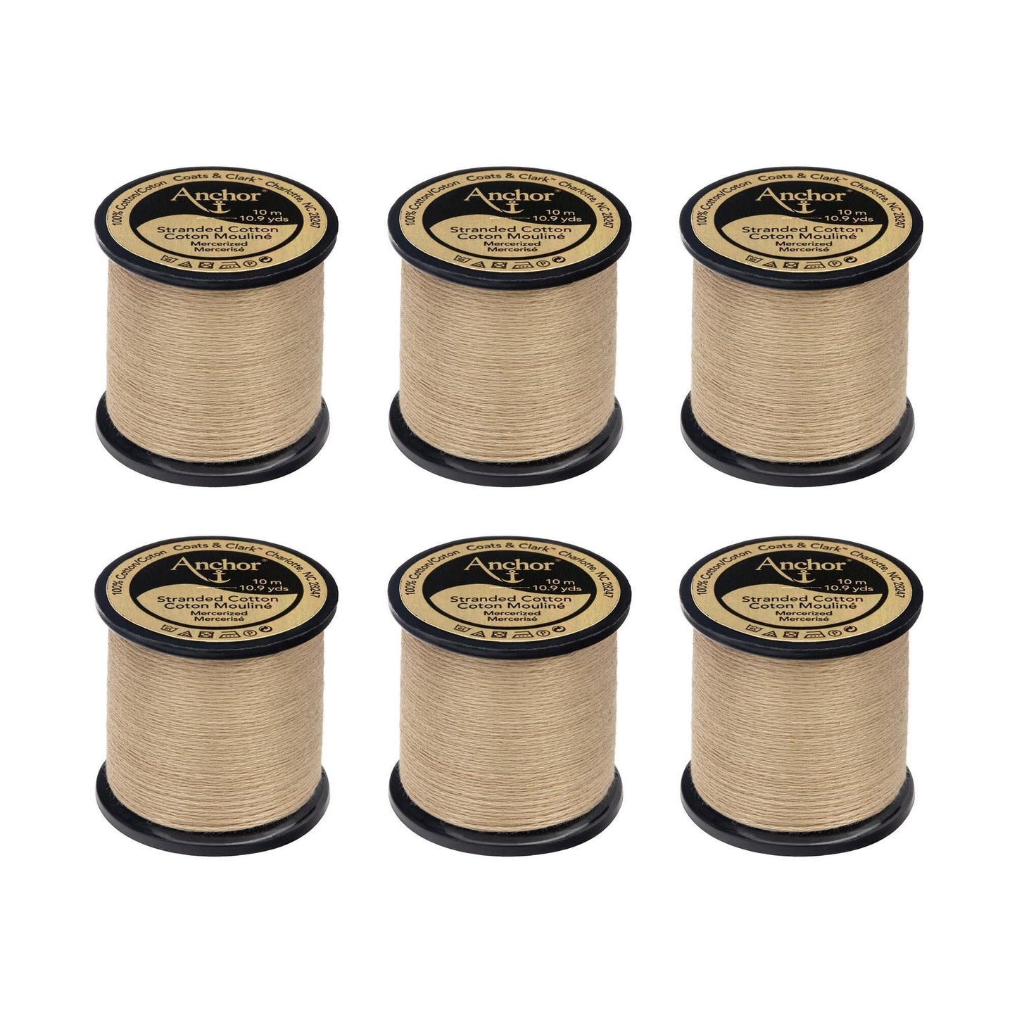 Anchor Spooled Floss 10 Meters (6 Pack) - Clearance shades