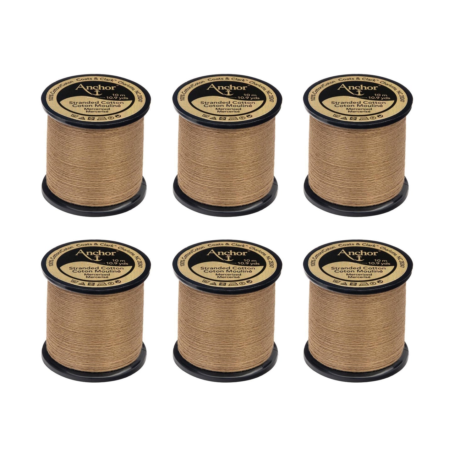 Anchor Spooled Floss 10 Meters (6 Pack) - Clearance shades
