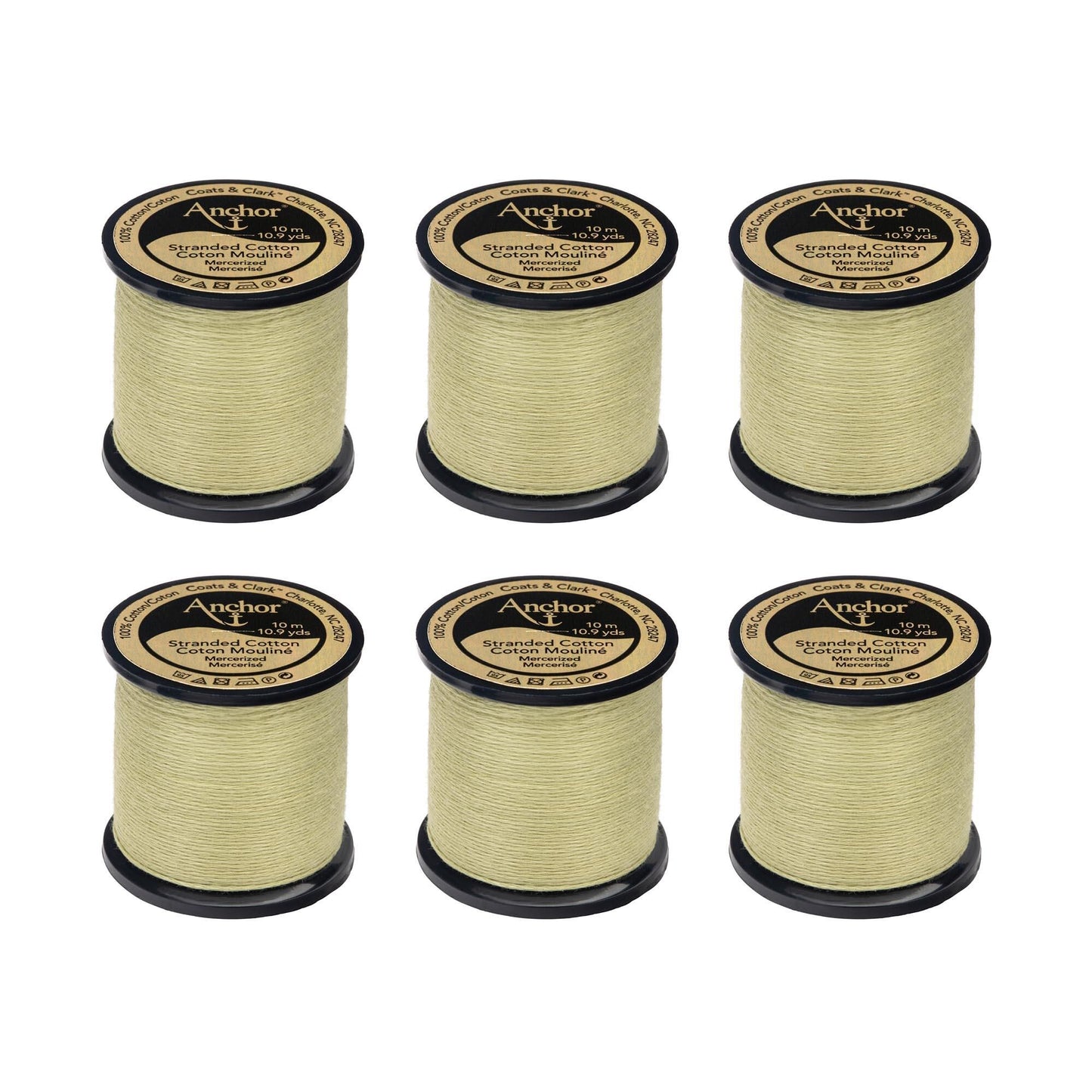 Anchor Spooled Floss 10 Meters (6 Pack) - Clearance shades