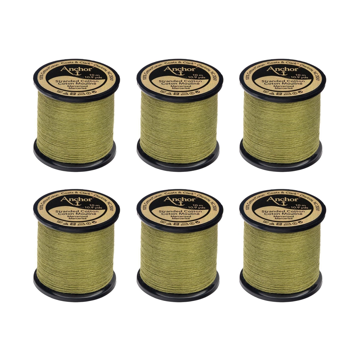Anchor Spooled Floss 10 Meters (6 Pack) - Clearance shades