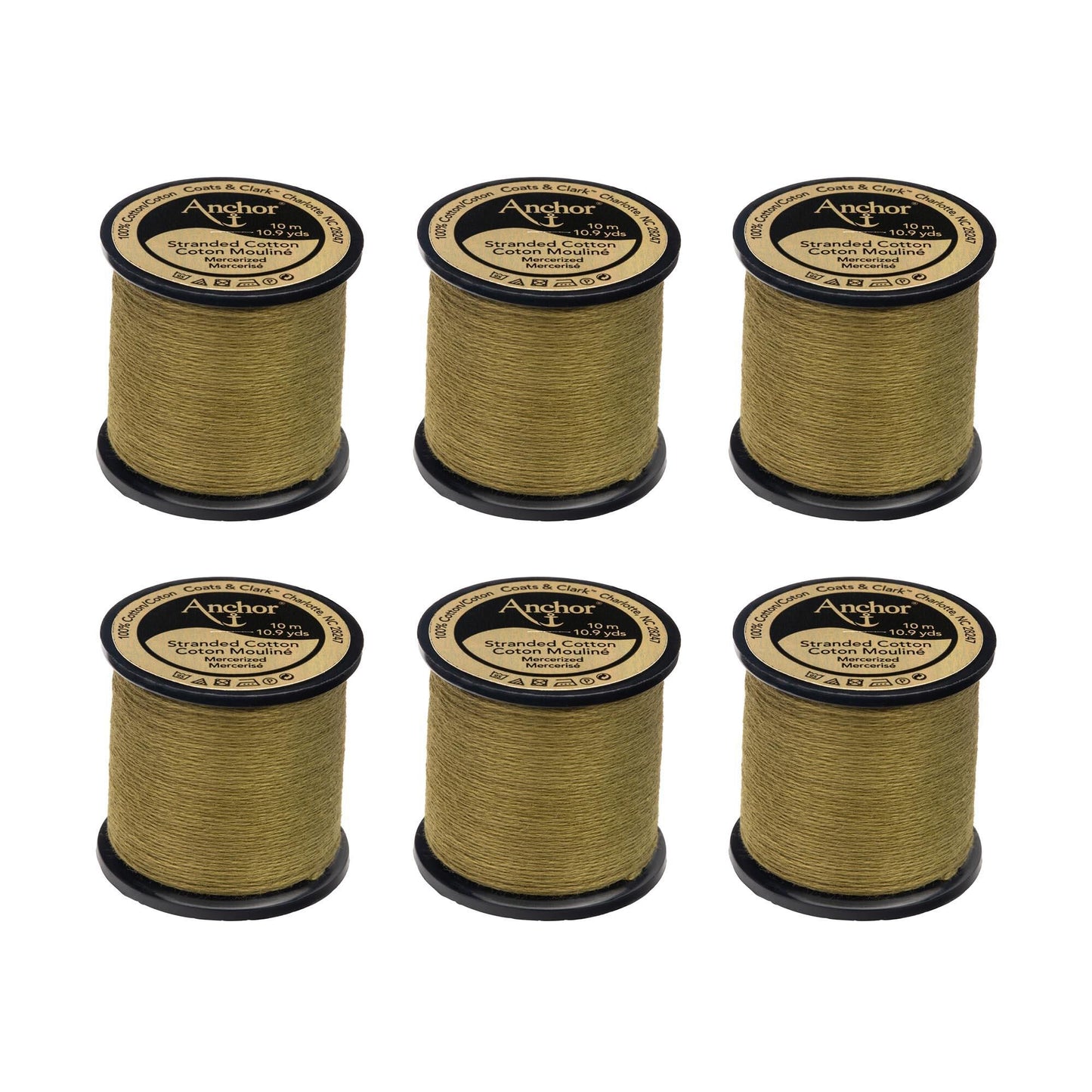 Anchor Spooled Floss 10 Meters (6 Pack) - Clearance shades