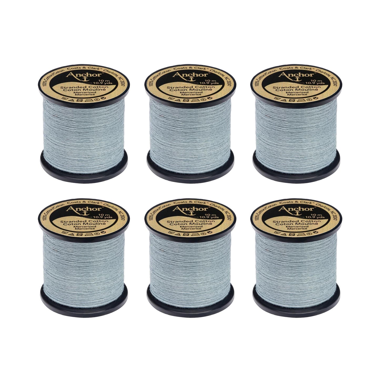 Anchor Spooled Floss 10 Meters (6 Pack) - Clearance shades