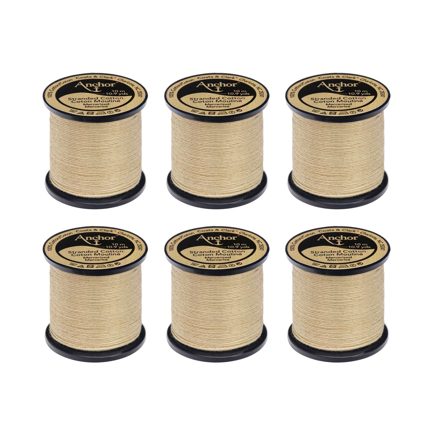 Anchor Spooled Floss 10 Meters (6 Pack) - Clearance shades