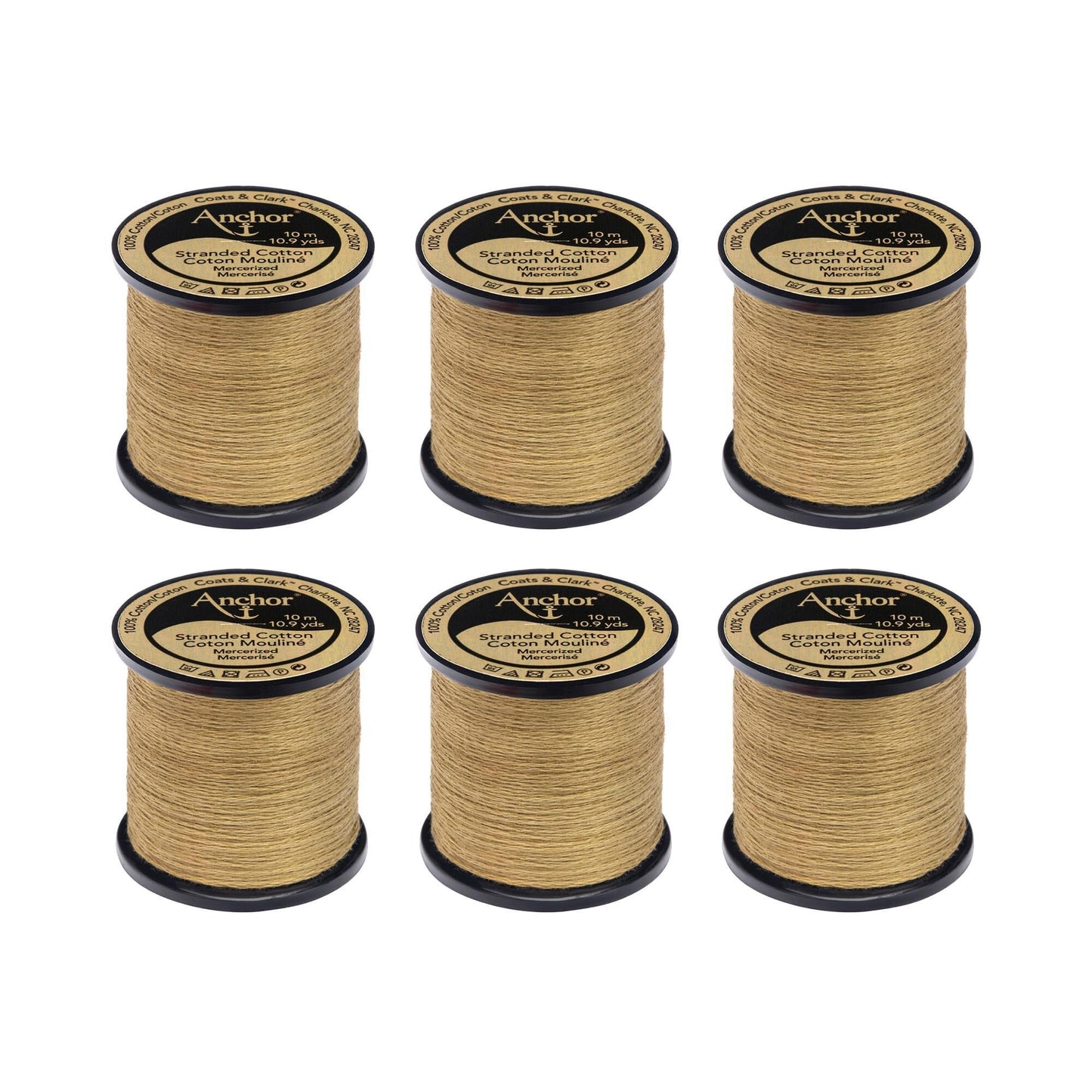 Anchor Spooled Floss 10 Meters (6 Pack) - Clearance shades