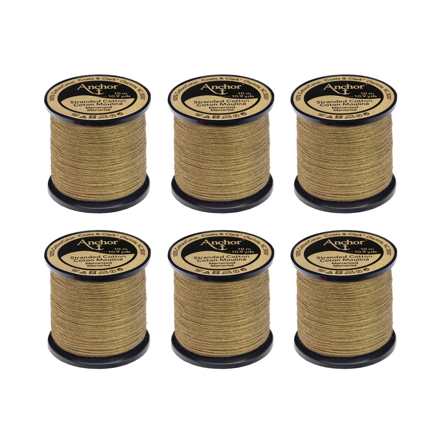 Anchor Spooled Floss 10 Meters (6 Pack) - Clearance shades