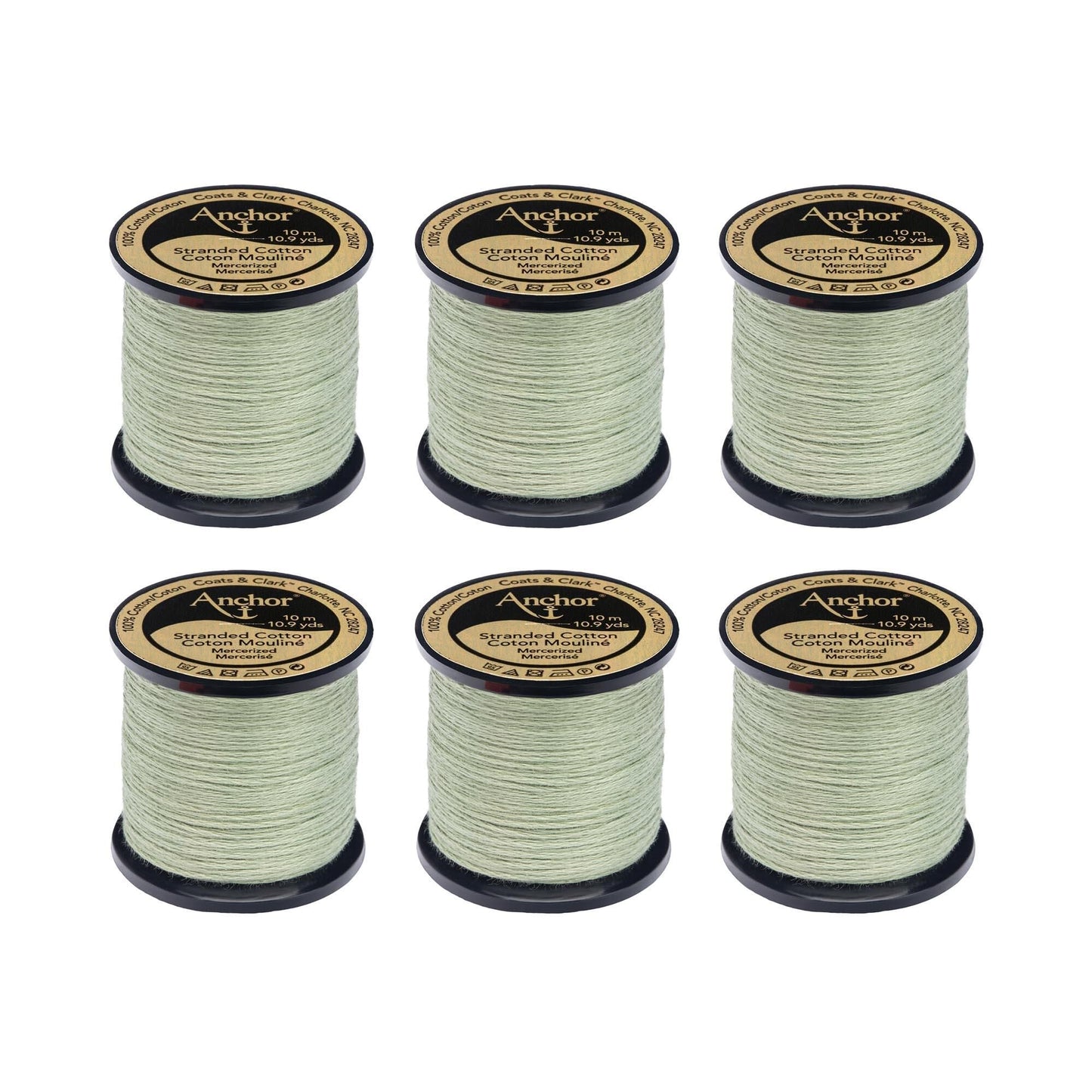 Anchor Spooled Floss 10 Meters (6 Pack) - Clearance shades