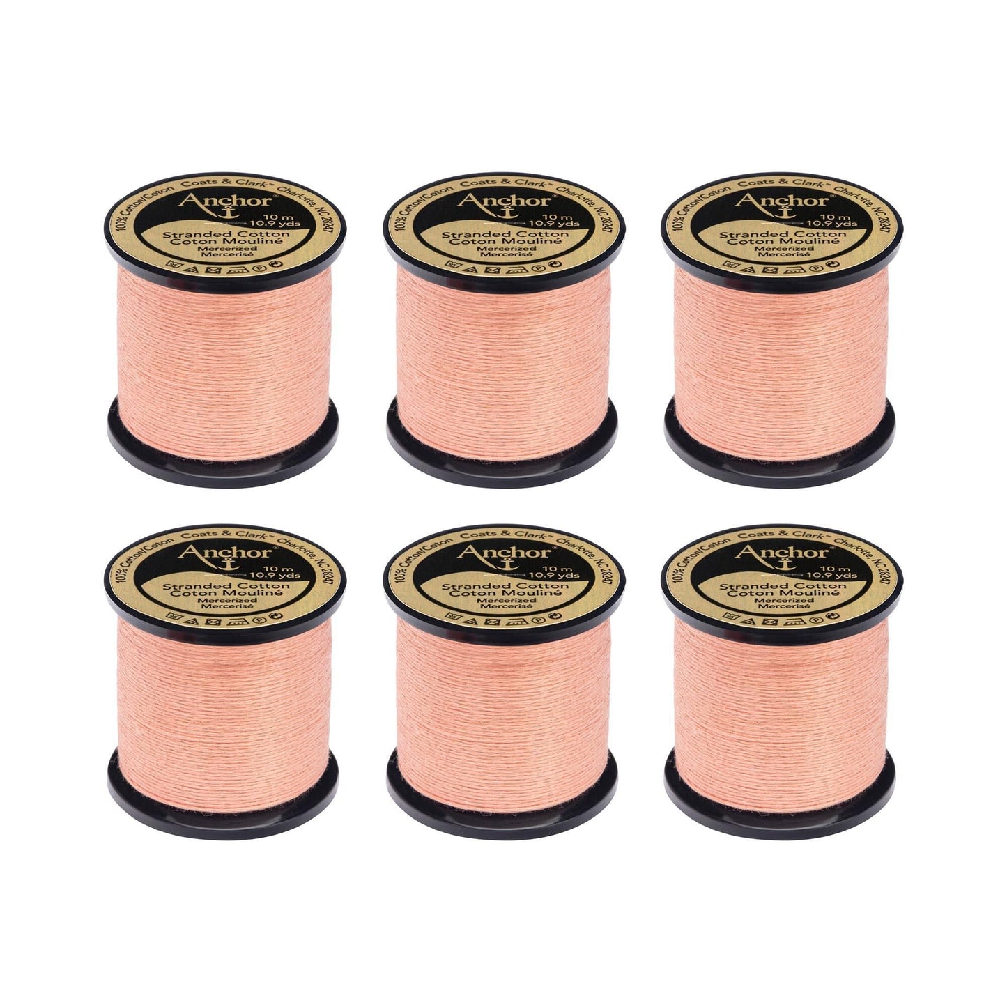Anchor Spooled Floss 10 Meters (6 Pack) - Clearance shades