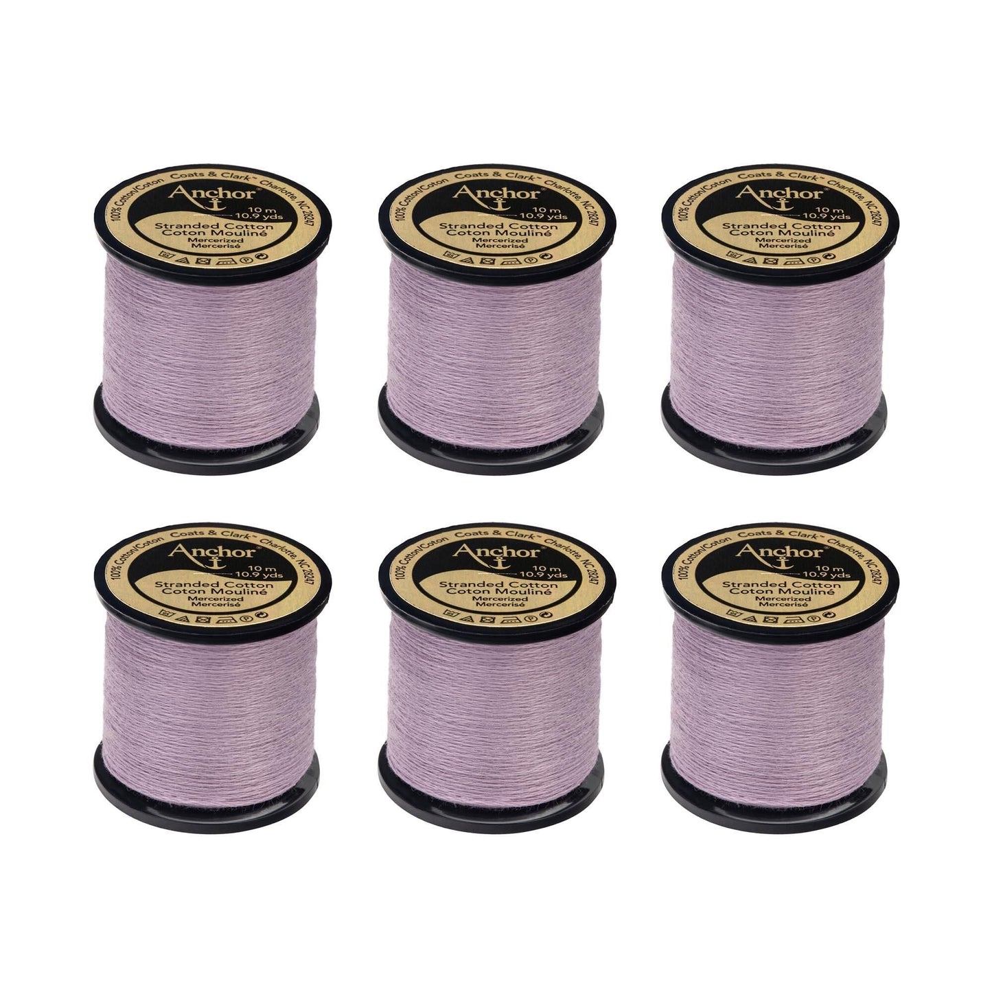Anchor Spooled Floss 10 Meters (6 Pack) - Clearance shades