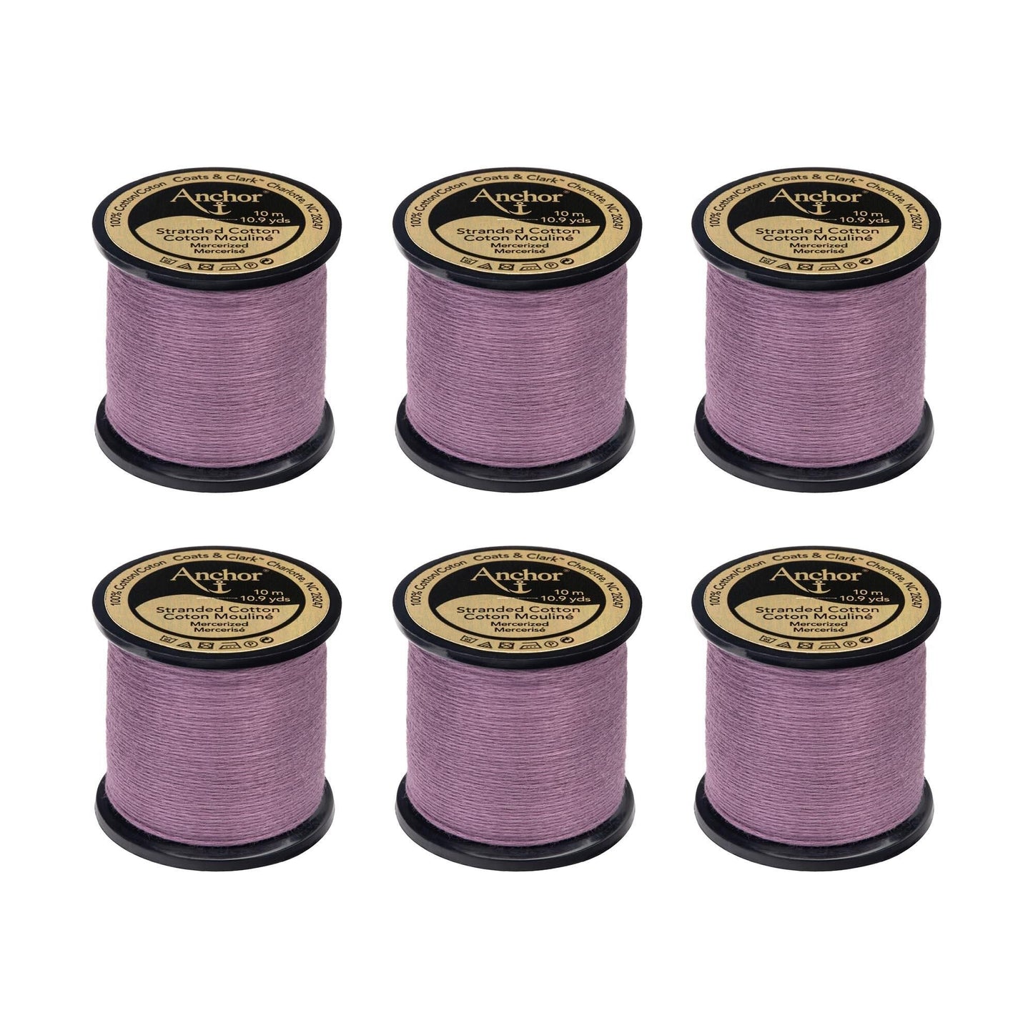 Anchor Spooled Floss 10 Meters (6 Pack) - Clearance shades