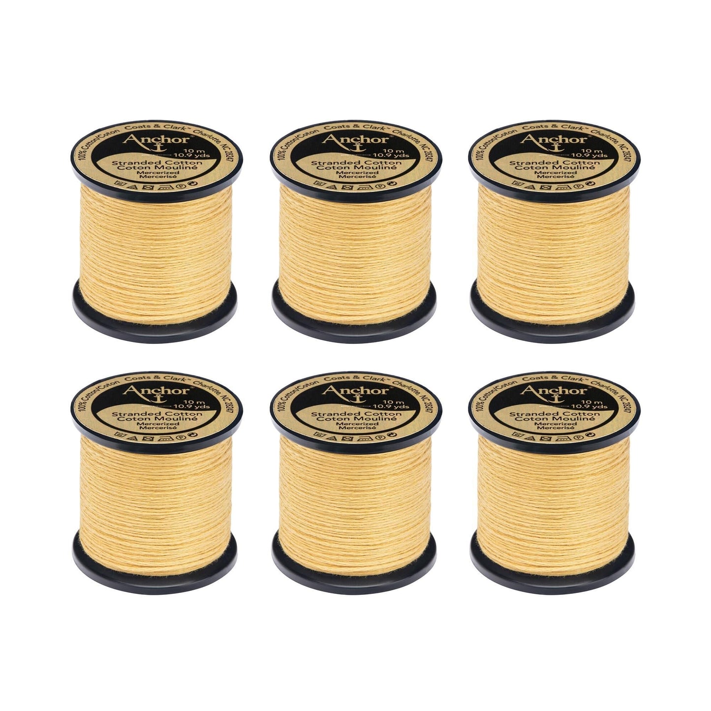 Anchor Spooled Floss 10 Meters (6 Pack) - Clearance shades