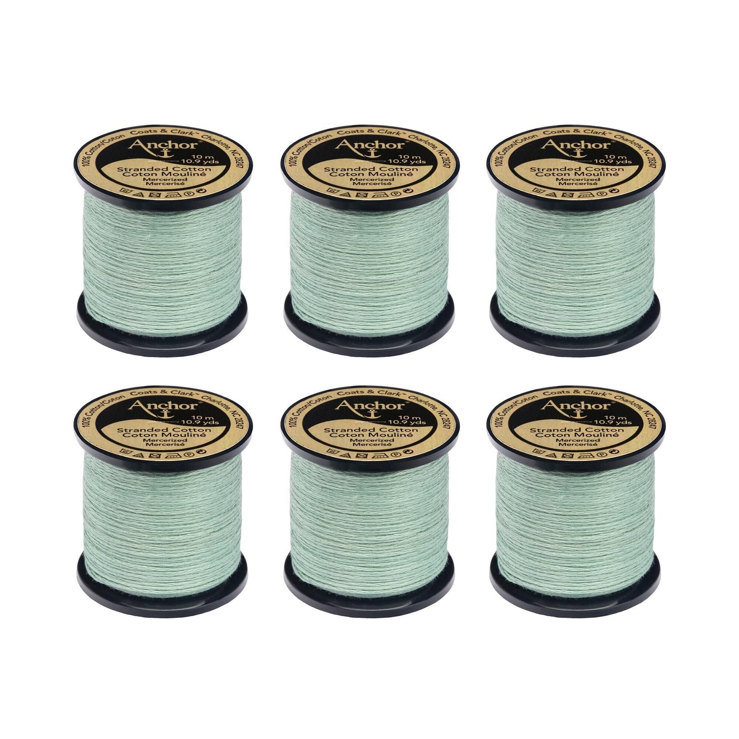Anchor Spooled Floss 10 Meters (6 Pack) - Clearance shades